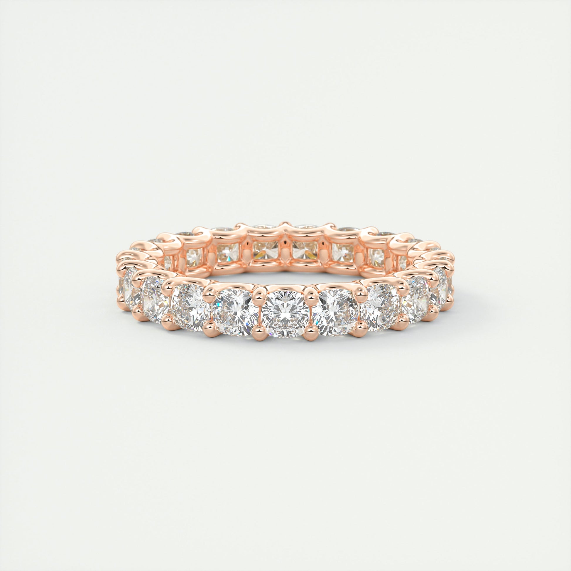 Endless Cushion Diamond Eternity Band (3.00 TCW)