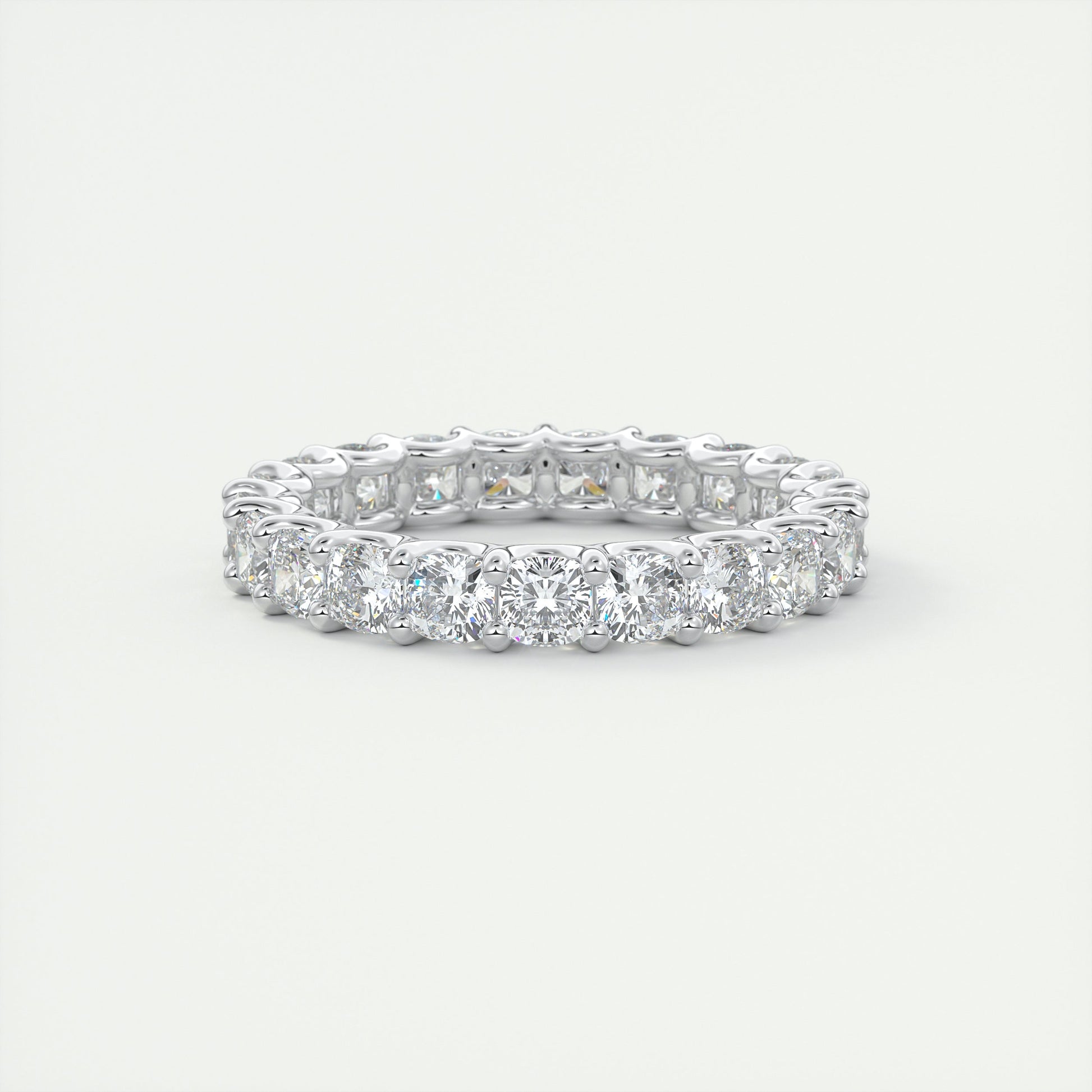 Endless Cushion Diamond Eternity Band (3.00 TCW)