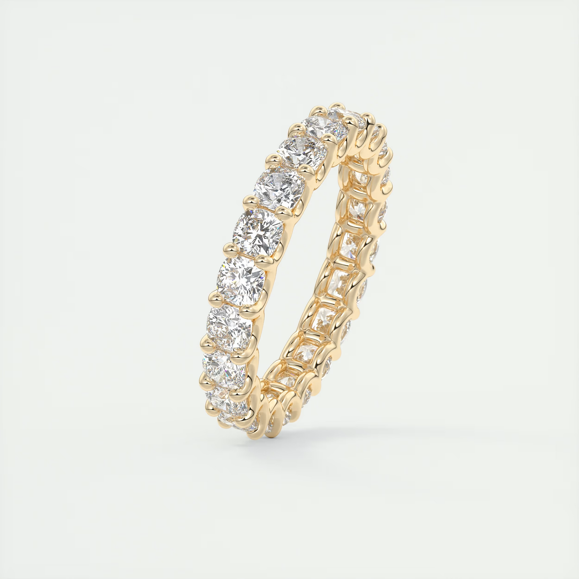 Endless Cushion Diamond Eternity Band (3.00 TCW)