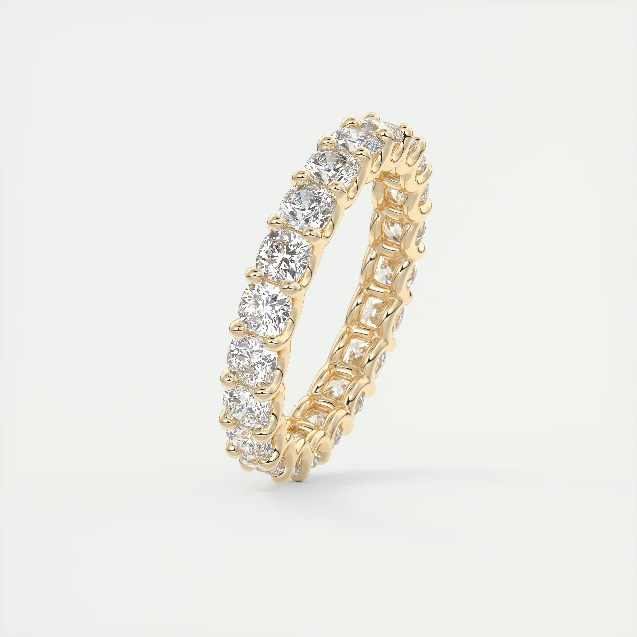 Endless Cushion Diamond Eternity Band (3.00 TCW)