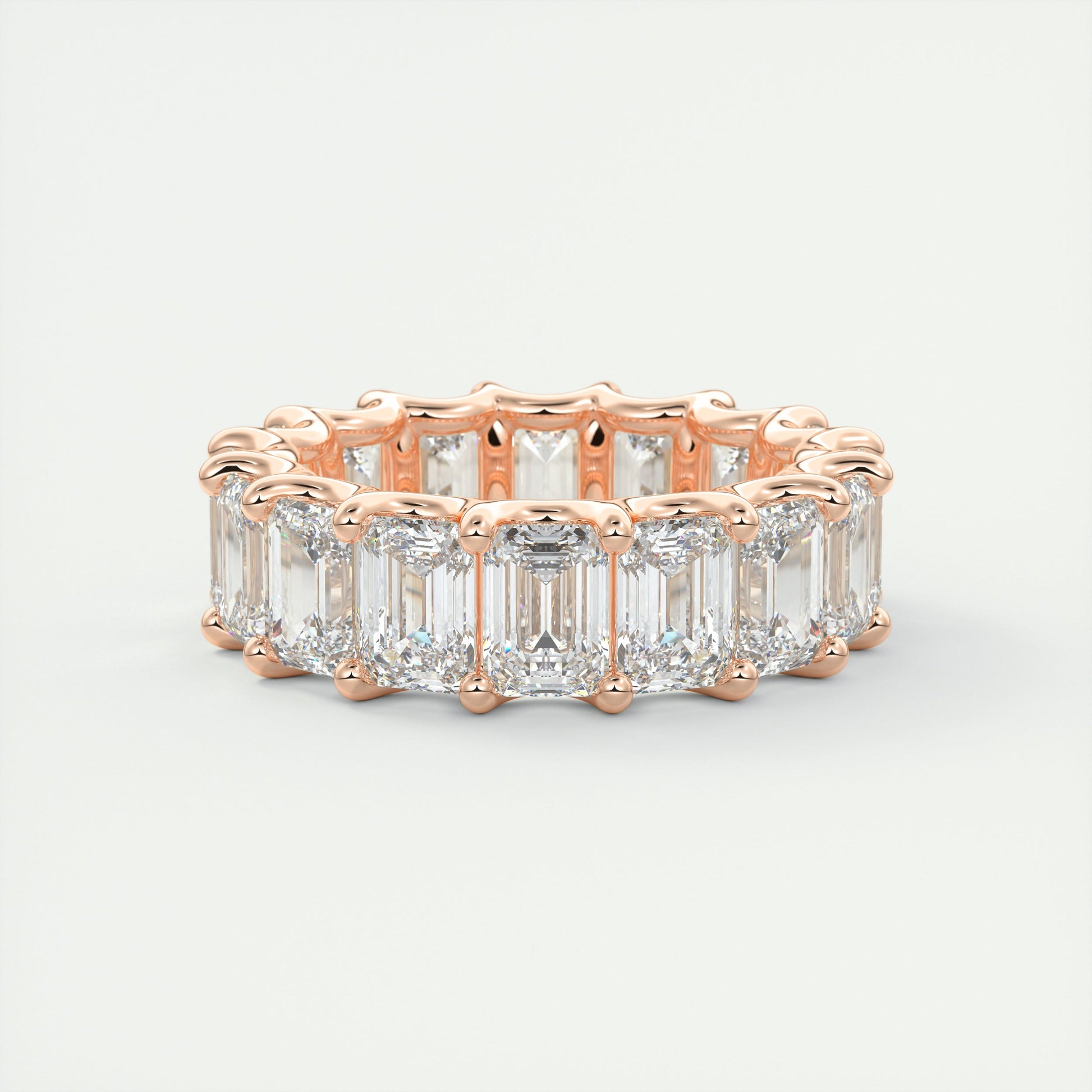 Infinite Emerald Eternity Band (8.80 TCW)