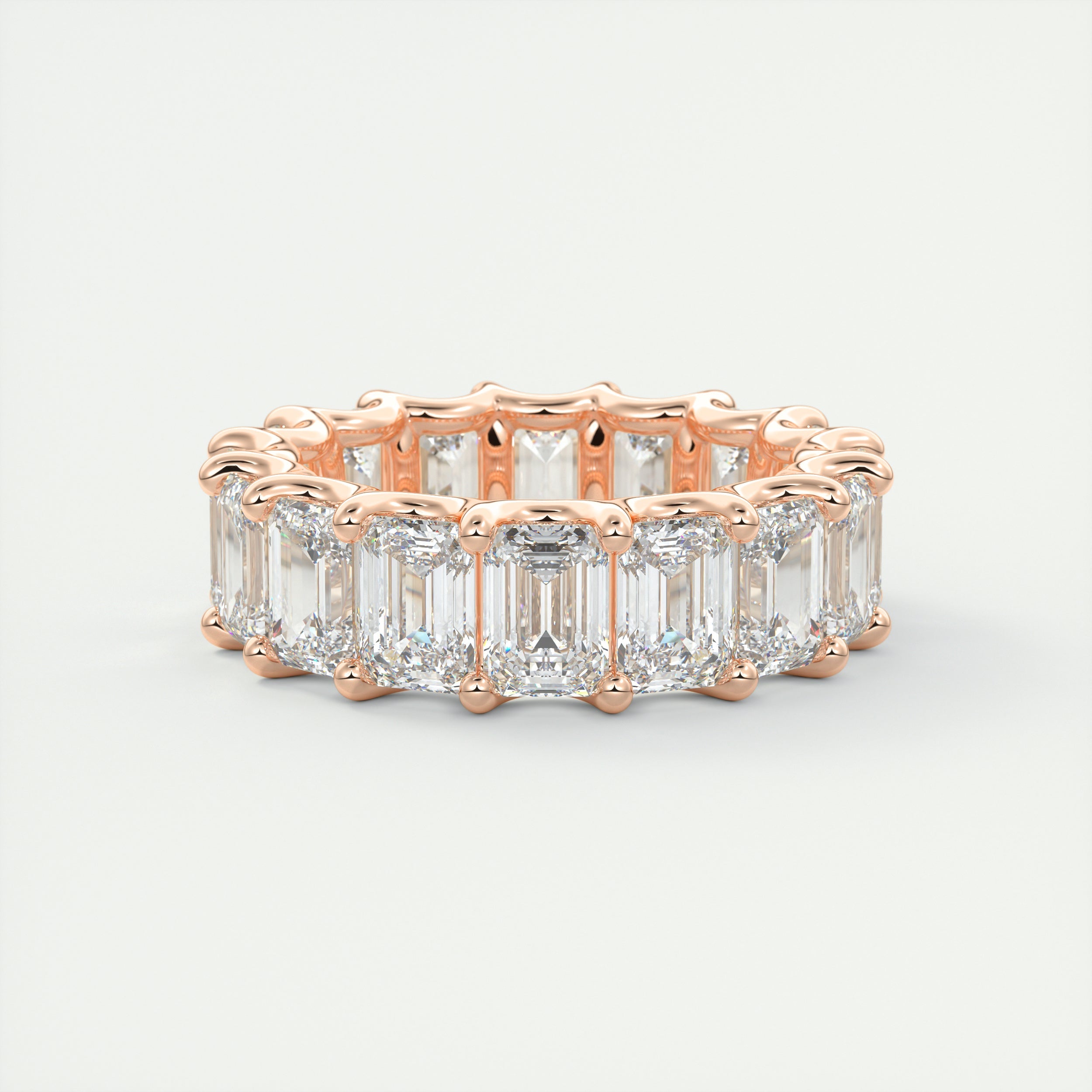 Infinite Emerald Eternity Band (8.80 TCW)
