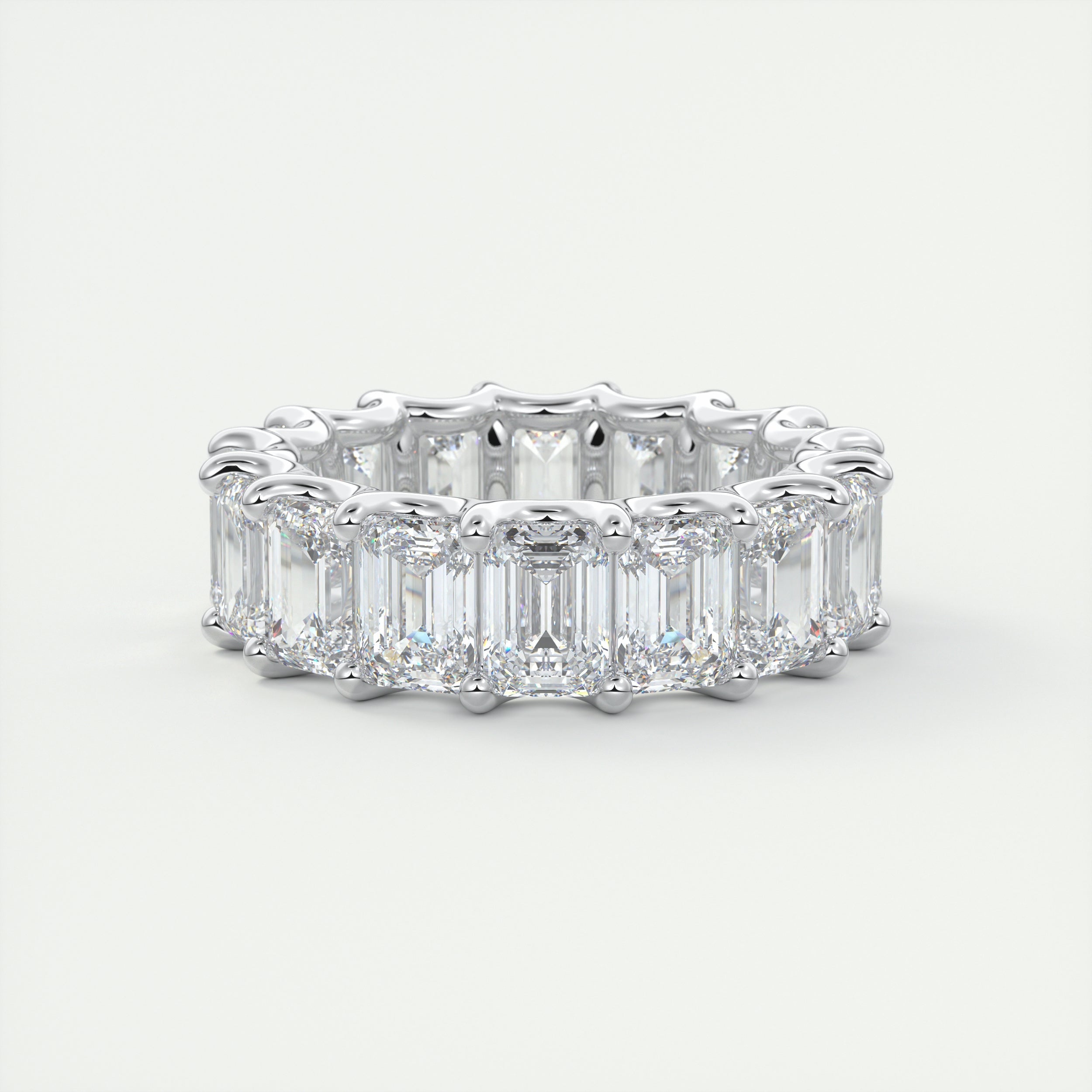 Infinite Emerald Eternity Band (8.80 TCW)