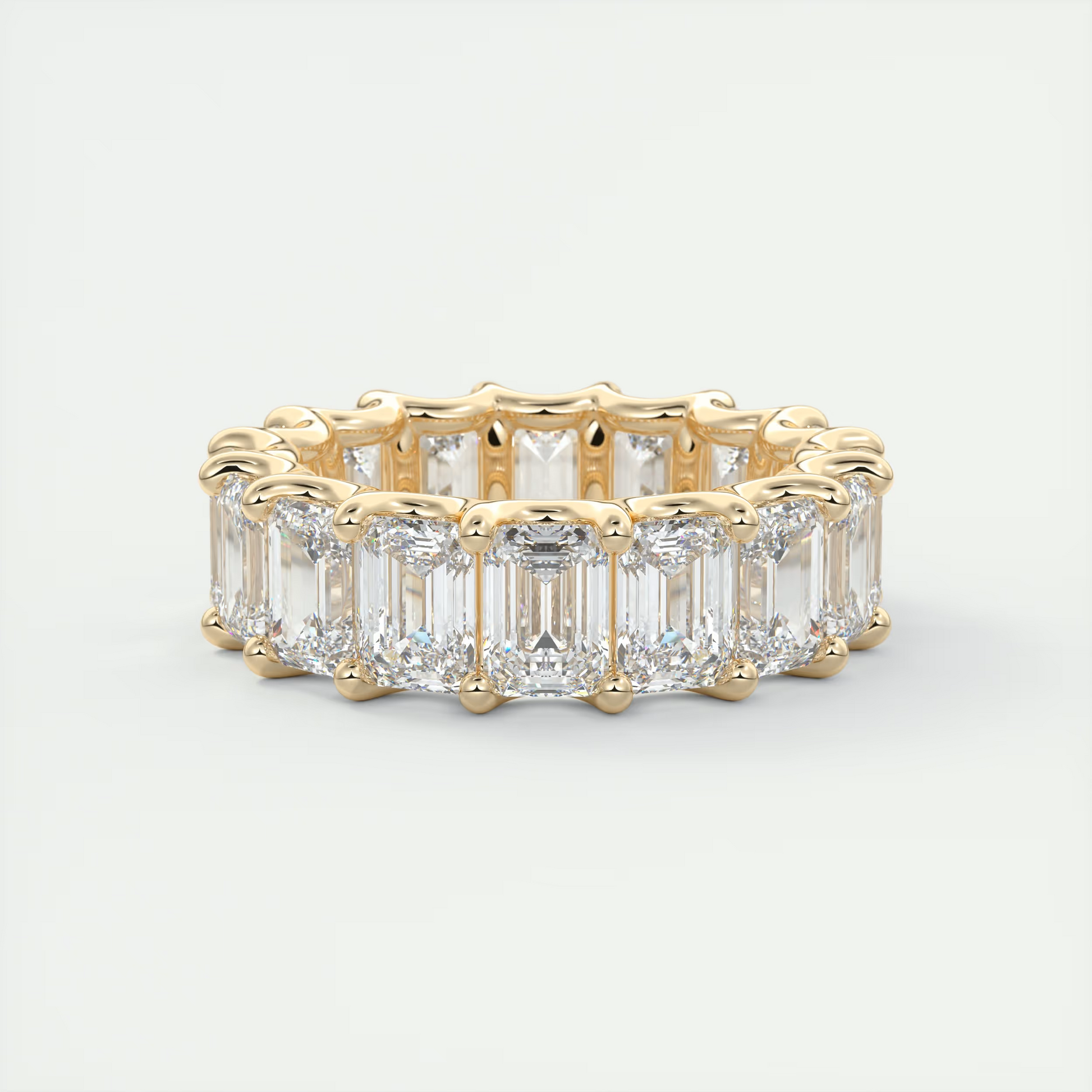 Infinite Emerald Eternity Band (8.80 TCW)