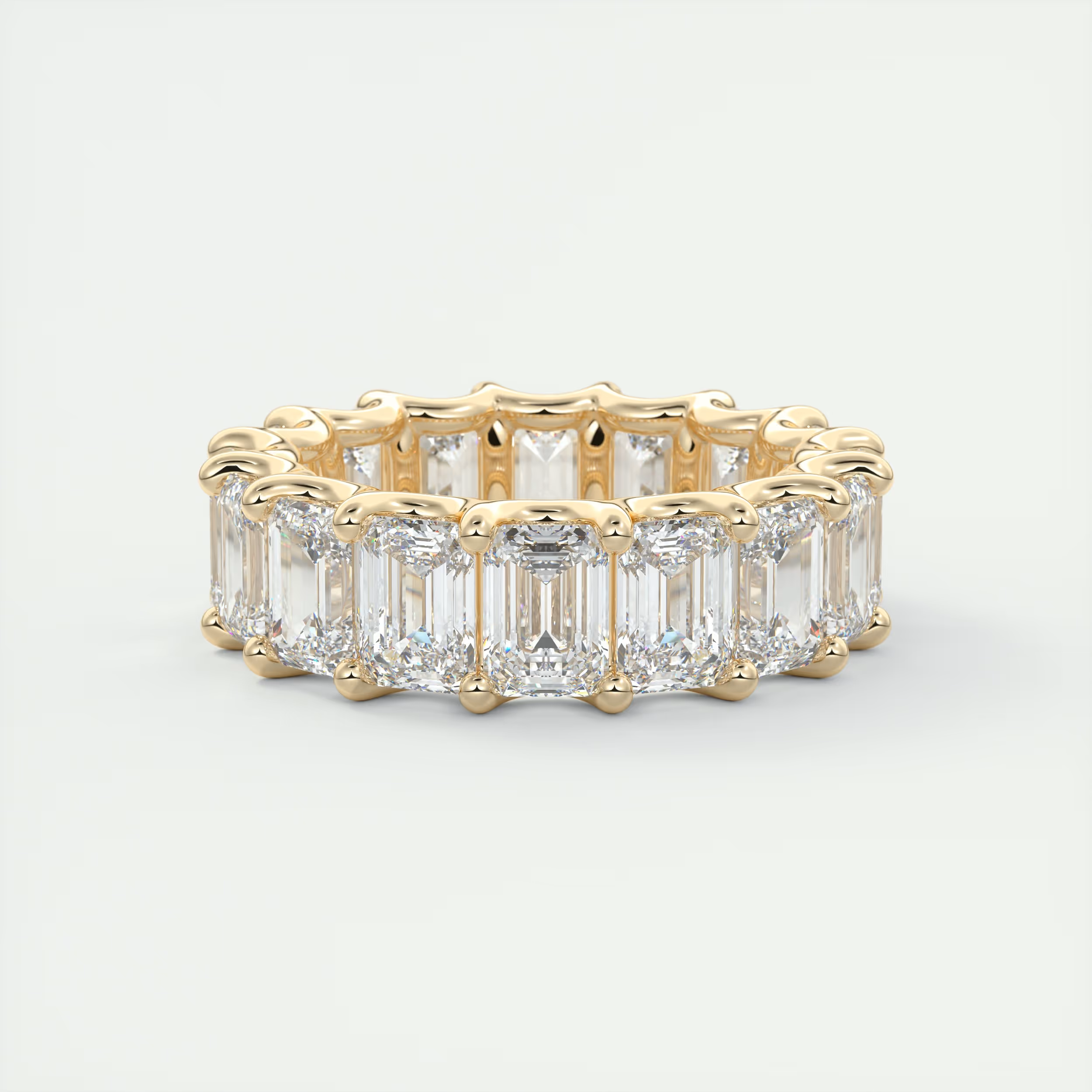 Infinite Emerald Eternity Band (8.80 TCW)