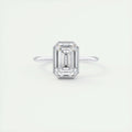 2 ct Emerald Bezel Set Solitaire