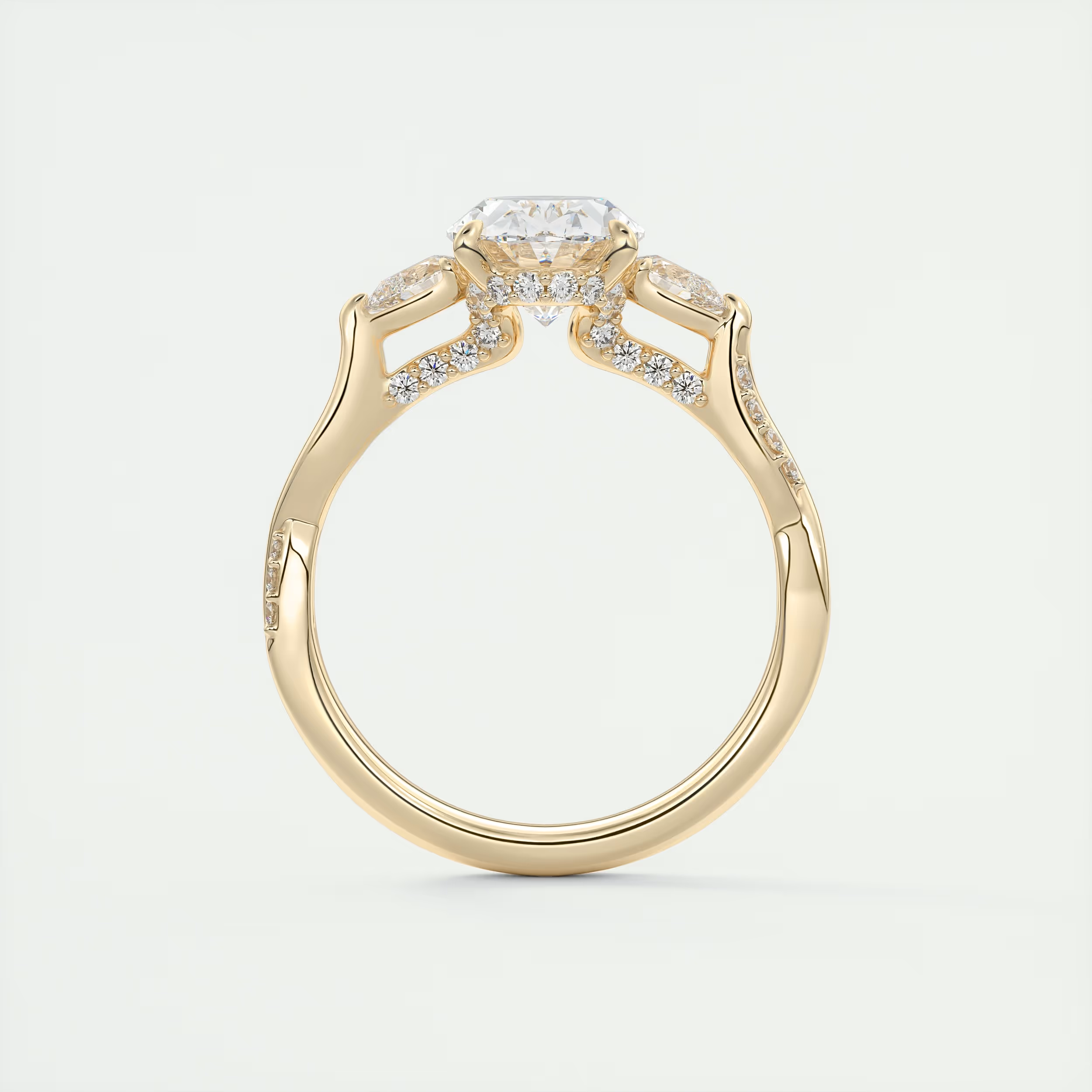 2 Carat Twisted Round Solitaire