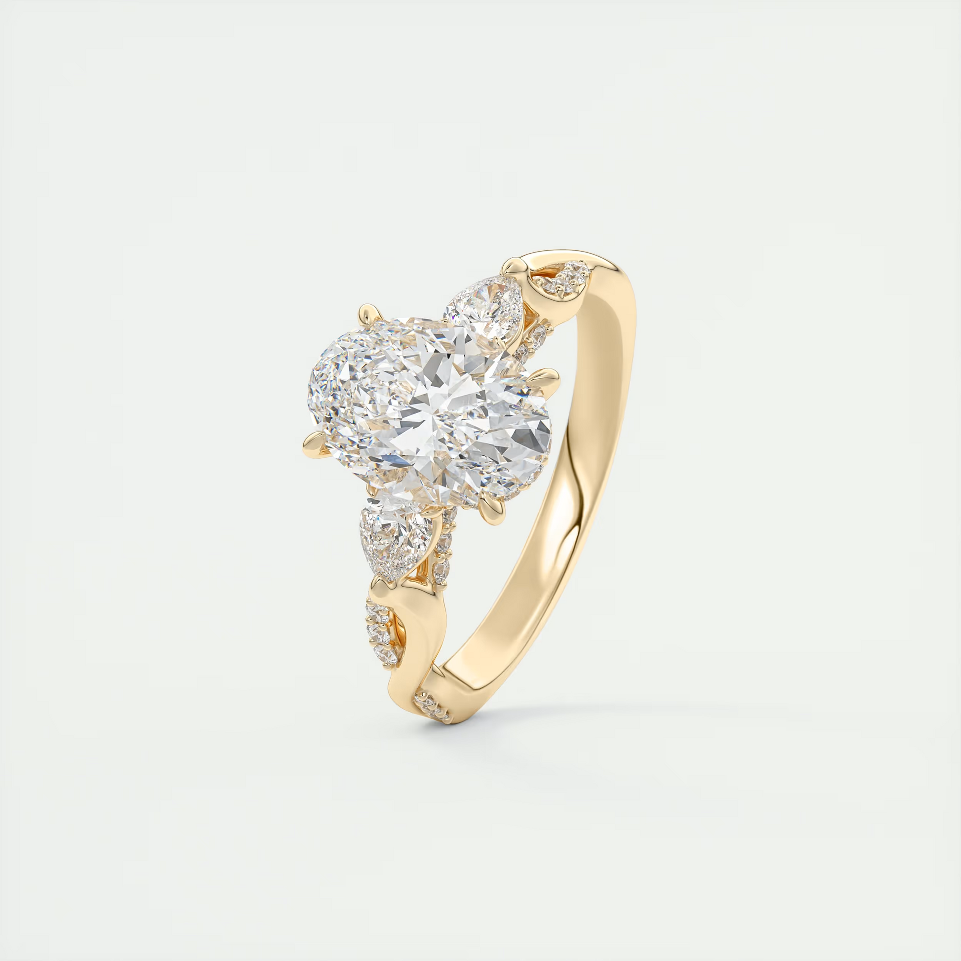 2 Carat Twisted Round Solitaire