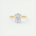 2 Carat Oval The Four Prong Solitaire