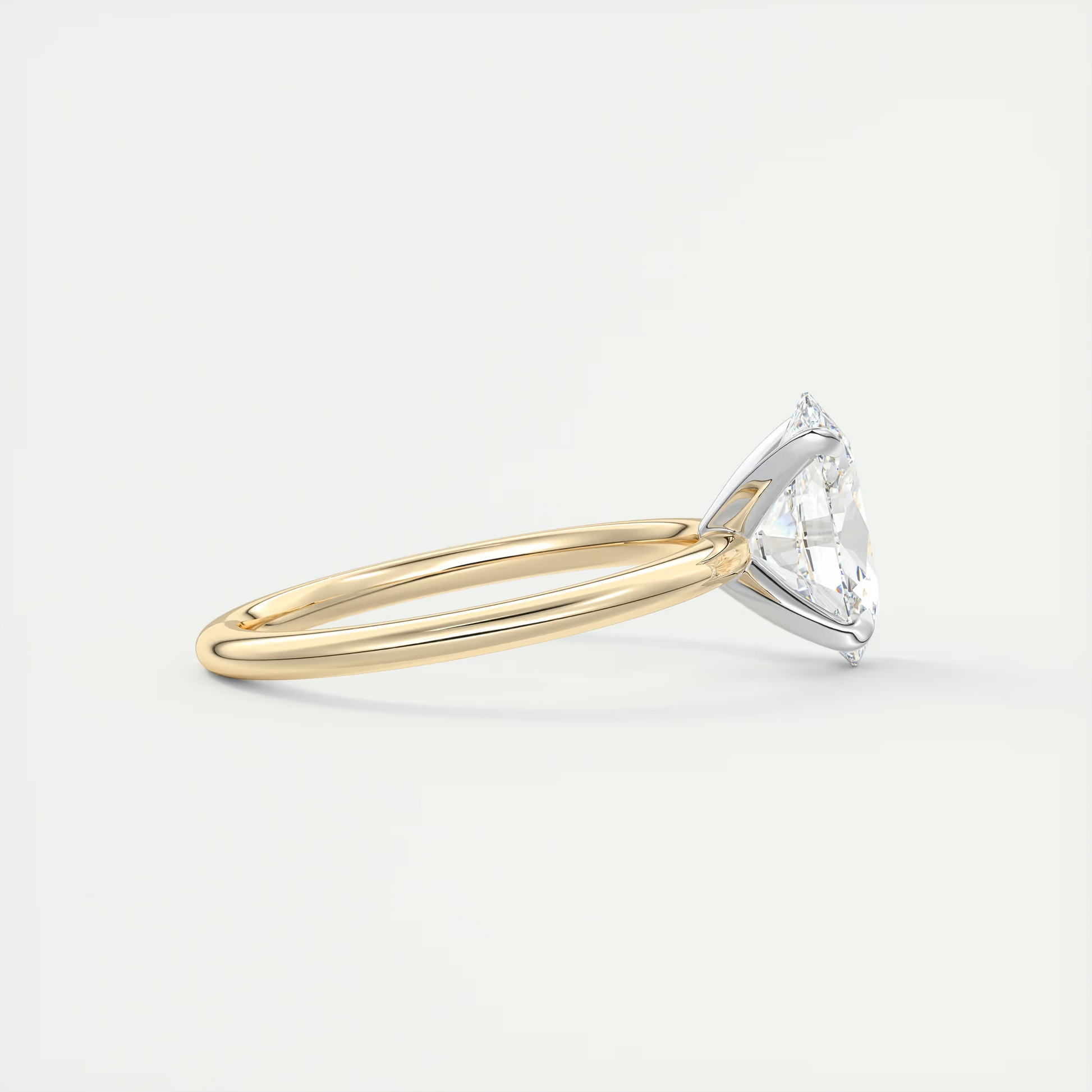 2 Carat Oval The Four Prong Solitaire
