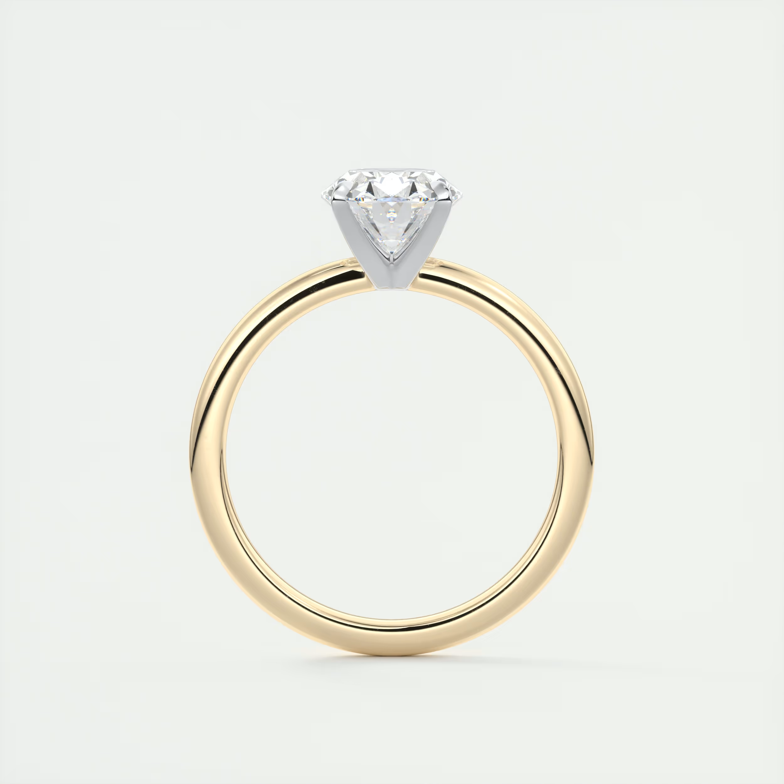 2 Carat Oval The Four Prong Solitaire