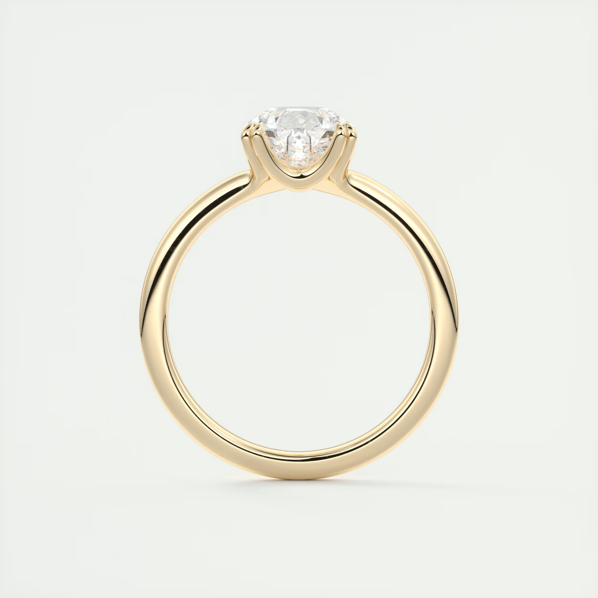 2 Carat Low Profile Pear Solitaire 2