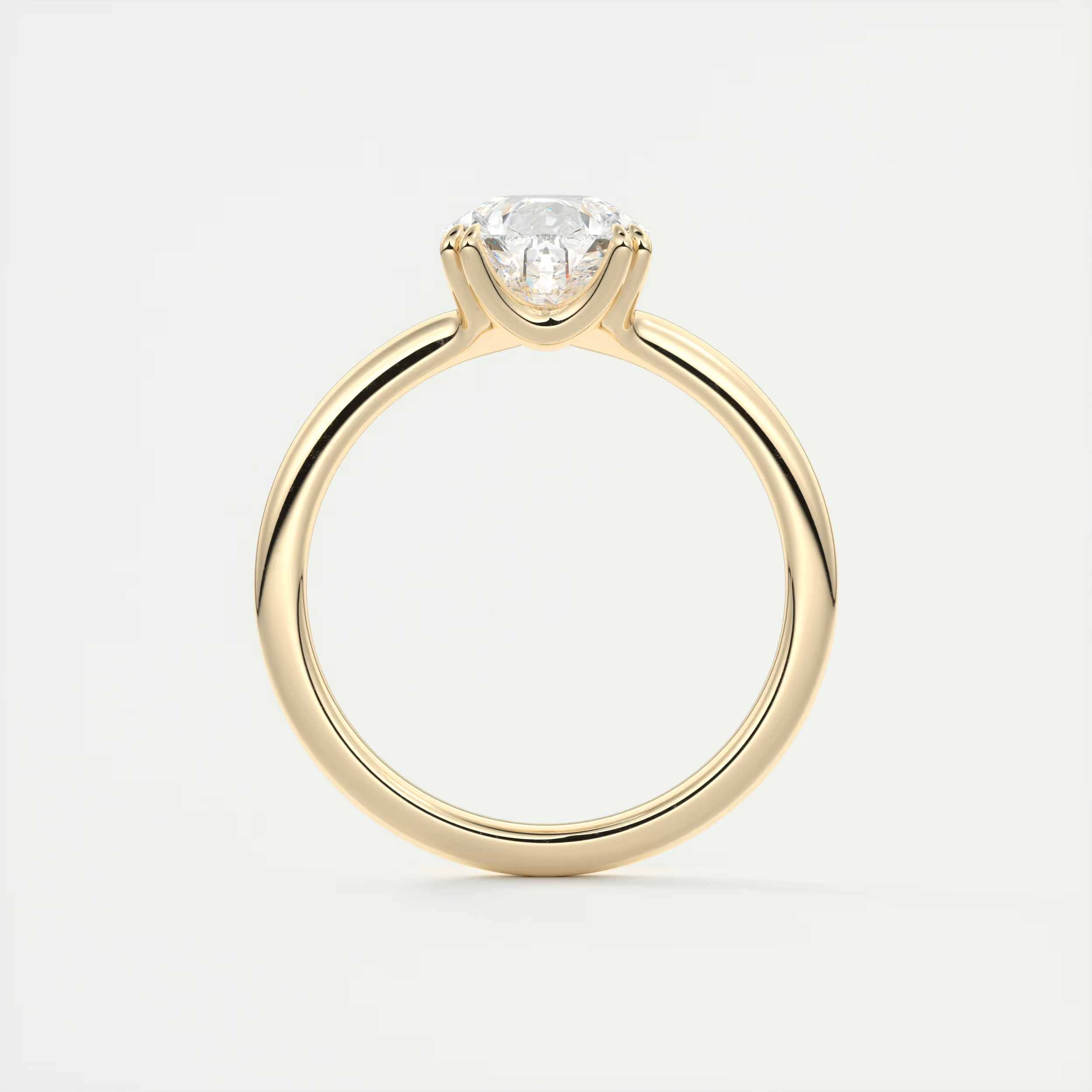 2 Carat Low Profile Pear Solitaire 2