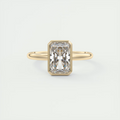 2 Carat Radiant Solitaire Bezel Set