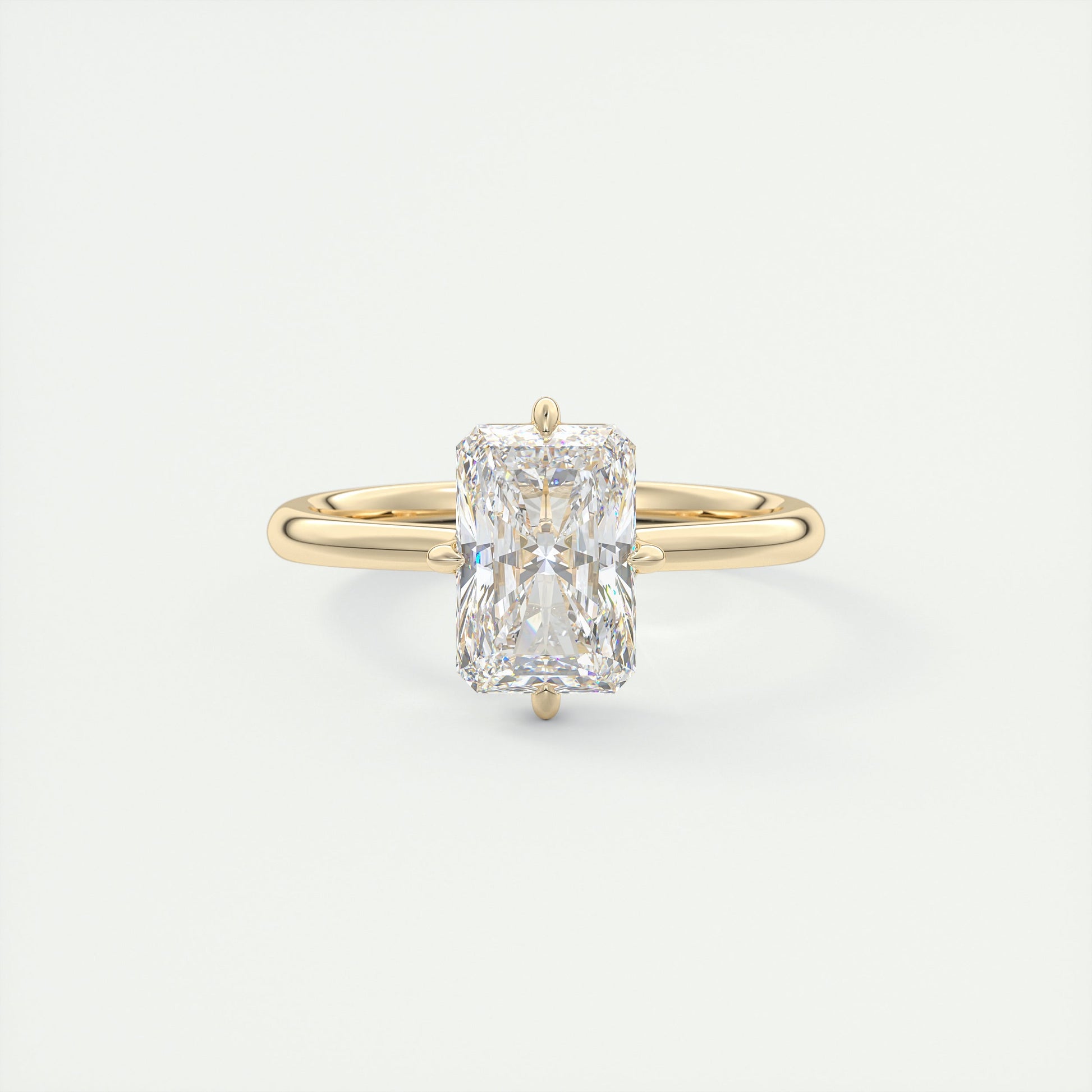 North Star 2 Carat Radiant Solitaire Diamond Ring