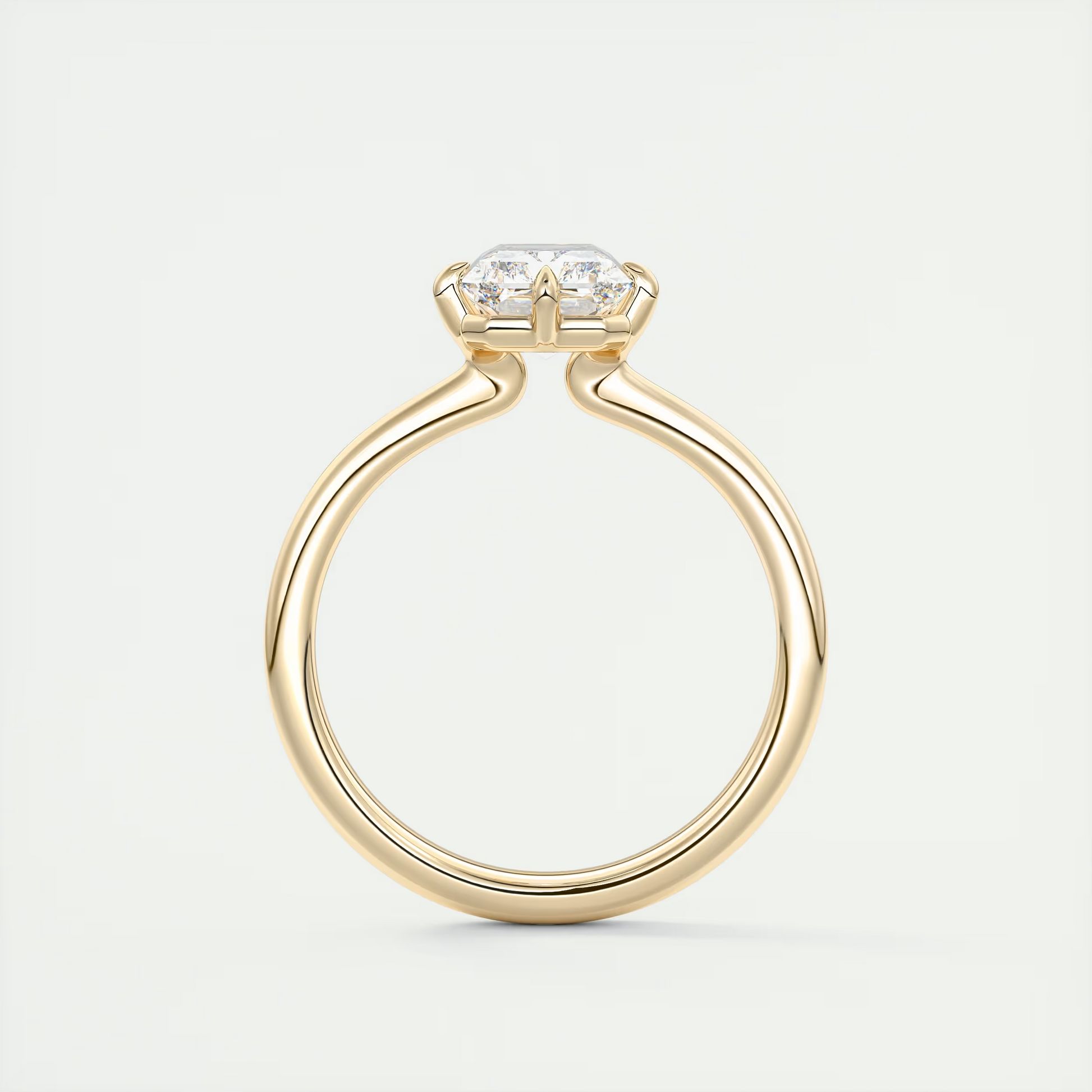 North Star 2 Carat Radiant Solitaire Diamond Ring