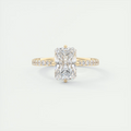 2 Carat Radiant Compass Point Pavé Solitaire