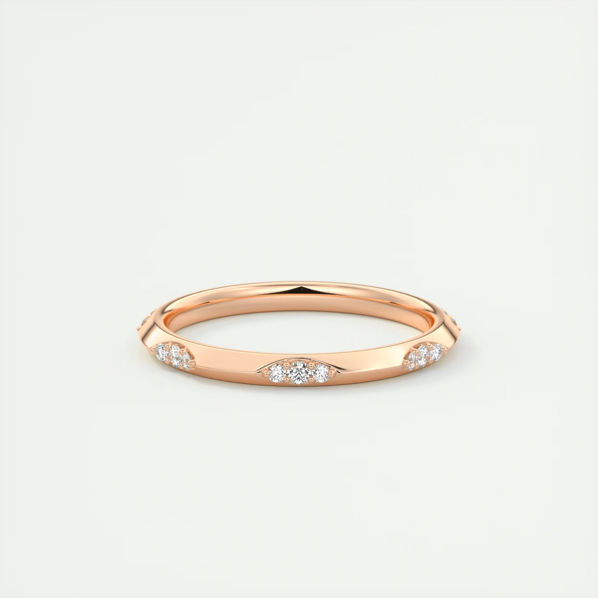 Pavé Lace Wedding Band (0.10 TCW)