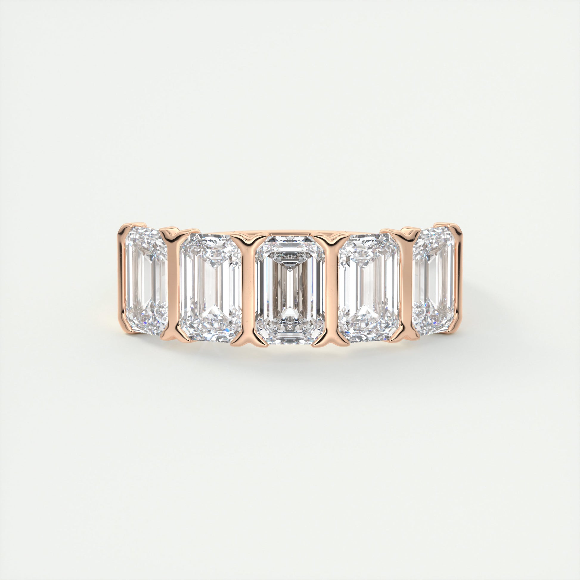 Emerald Five Stone Ring (2.50 TCW)