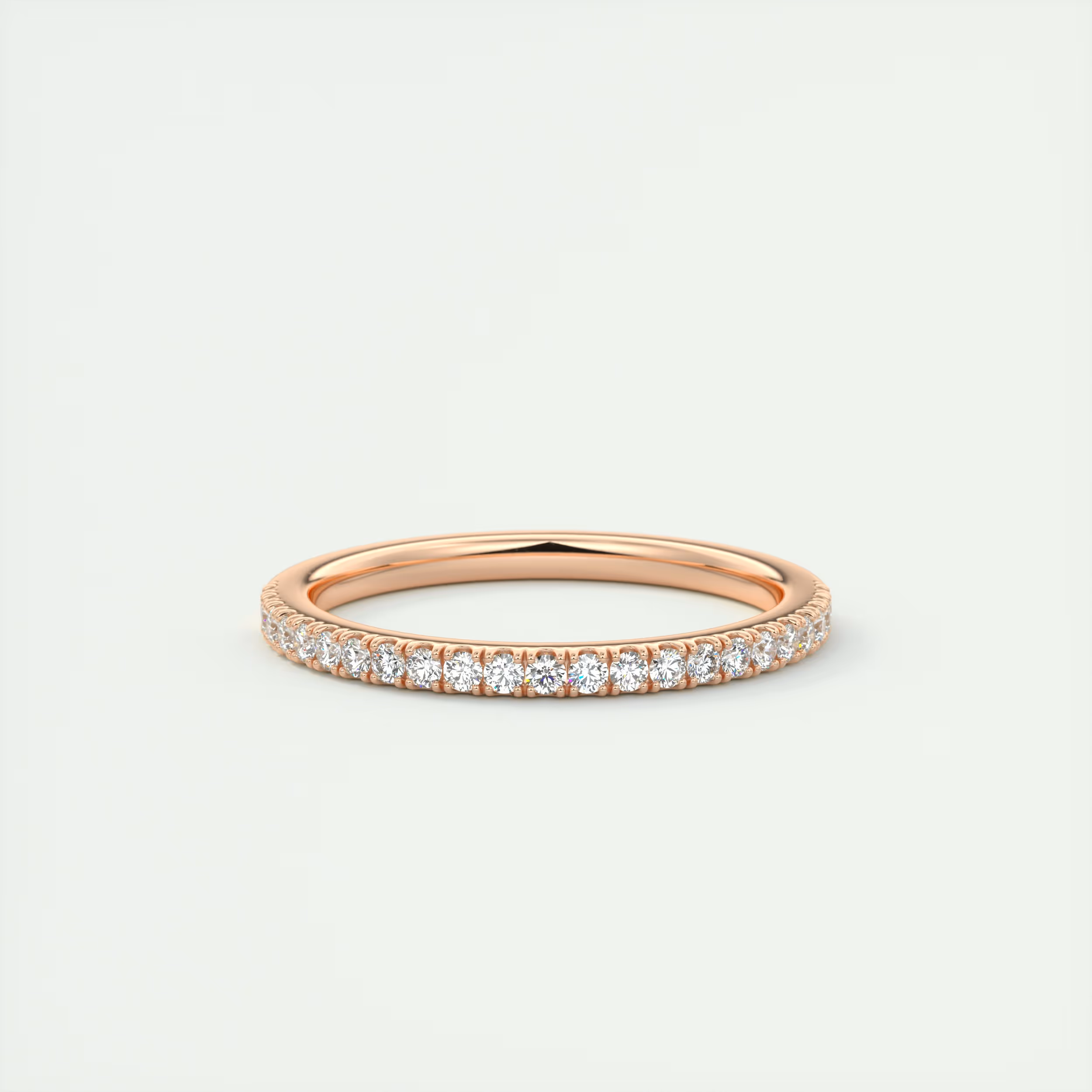 Skinny Half French Eternity Band (0.18 TCW)