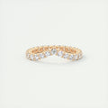2.2mm Peaked Scallop Eternity Band (1.10 TCW)