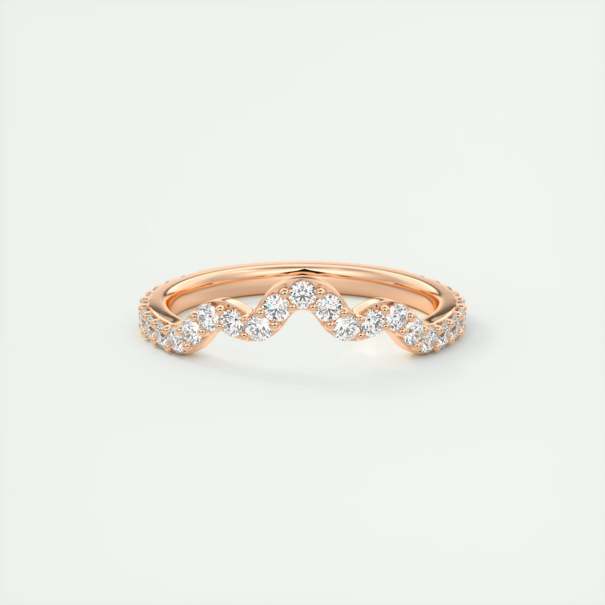 Cloud Squiggly Eternity Band – 1.5mm Rounds (0.60 TCW)
