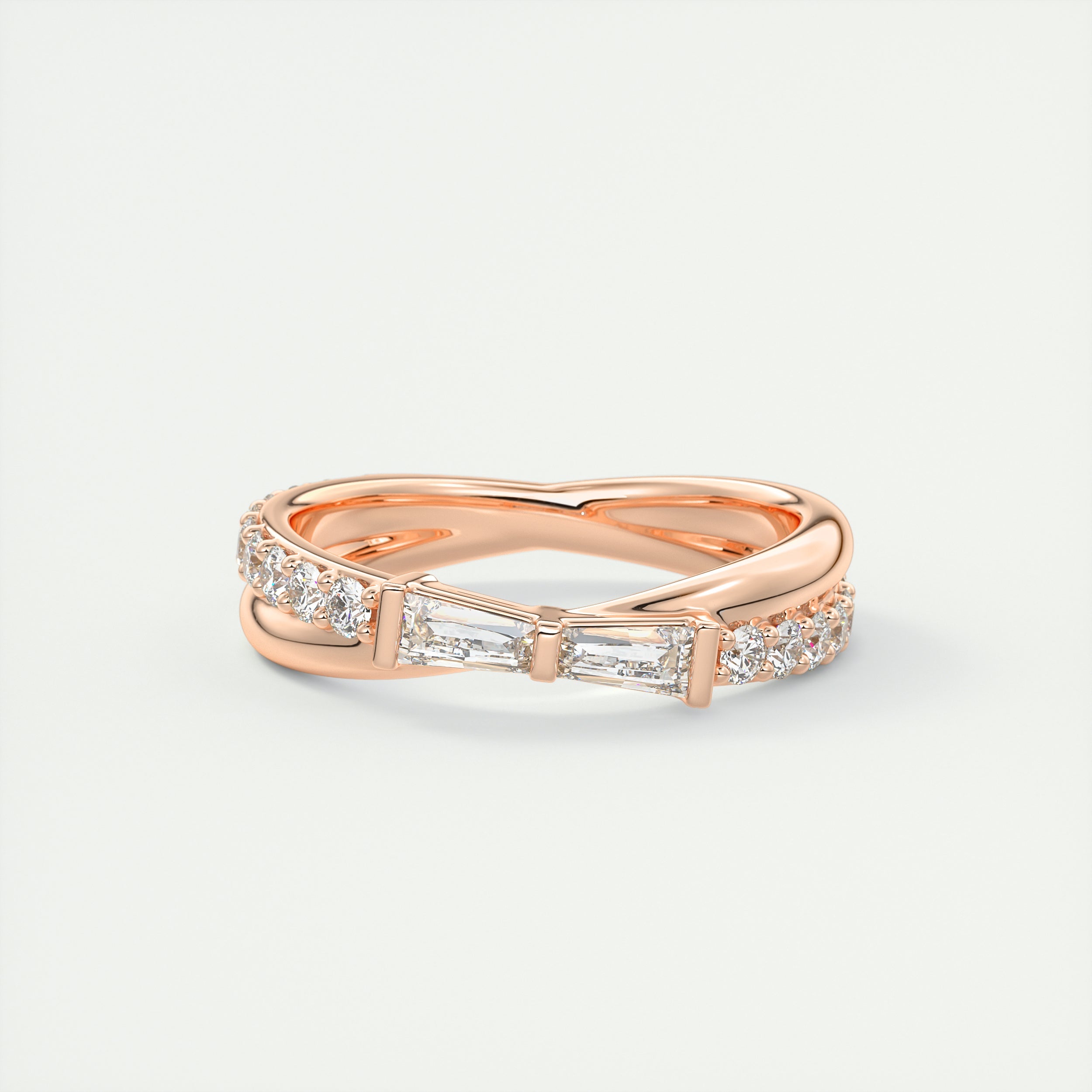Spritz Crossover Diamond Band (0.50 TCW)