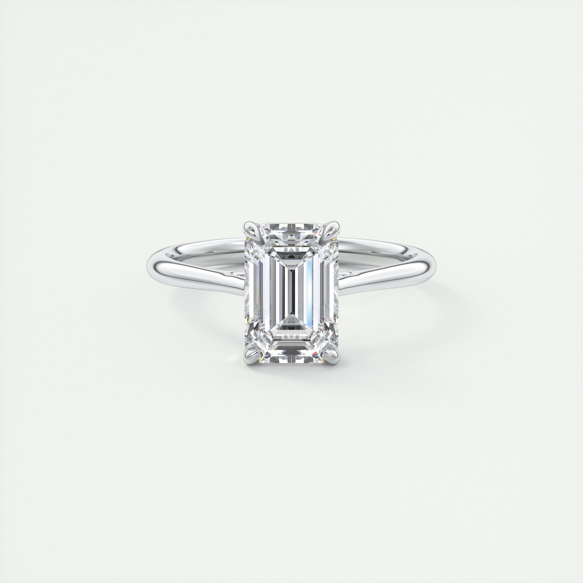 2 ct Emerald Flush Stacking 1.8mm Solitaire