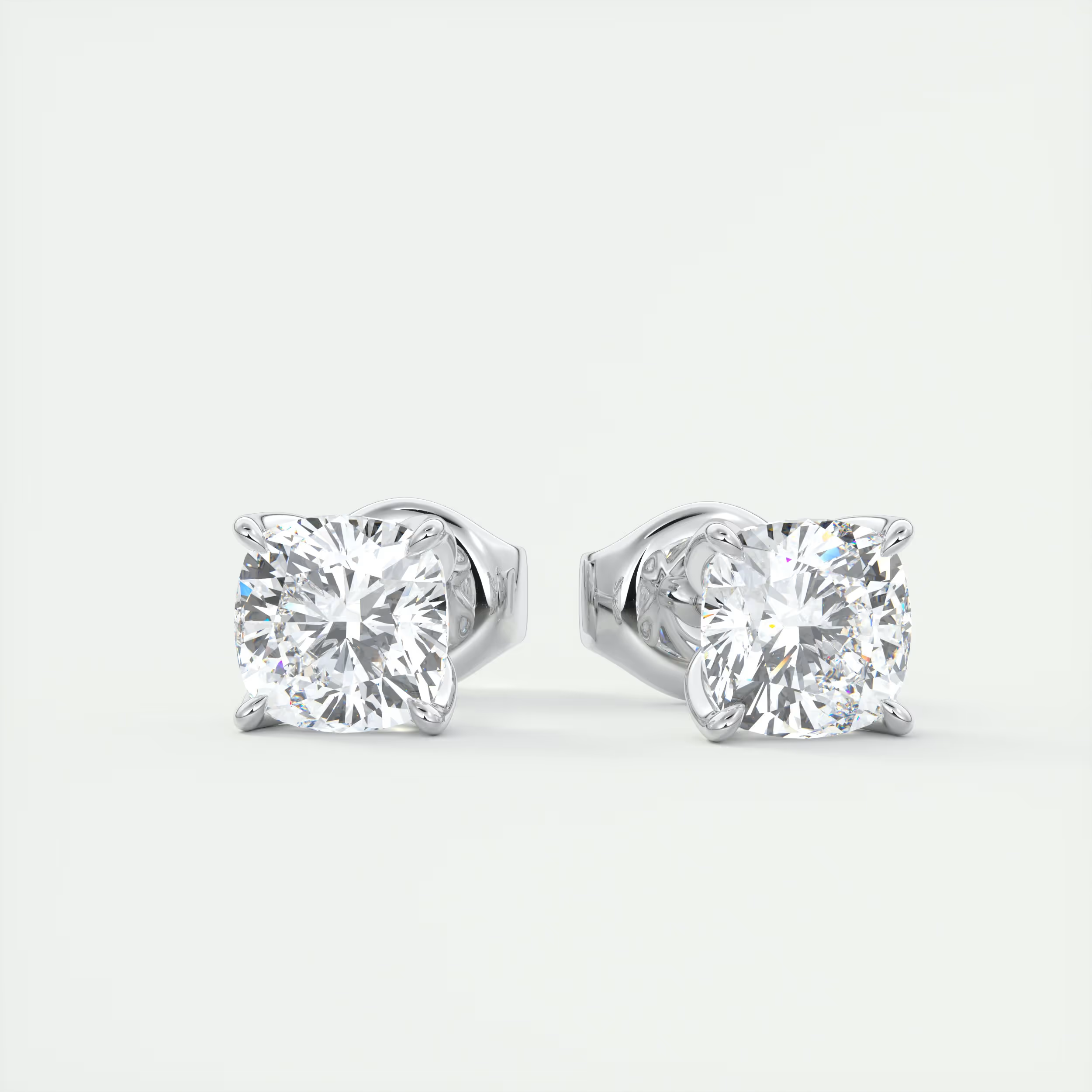 1.5 ct Cushion Diamond Studs