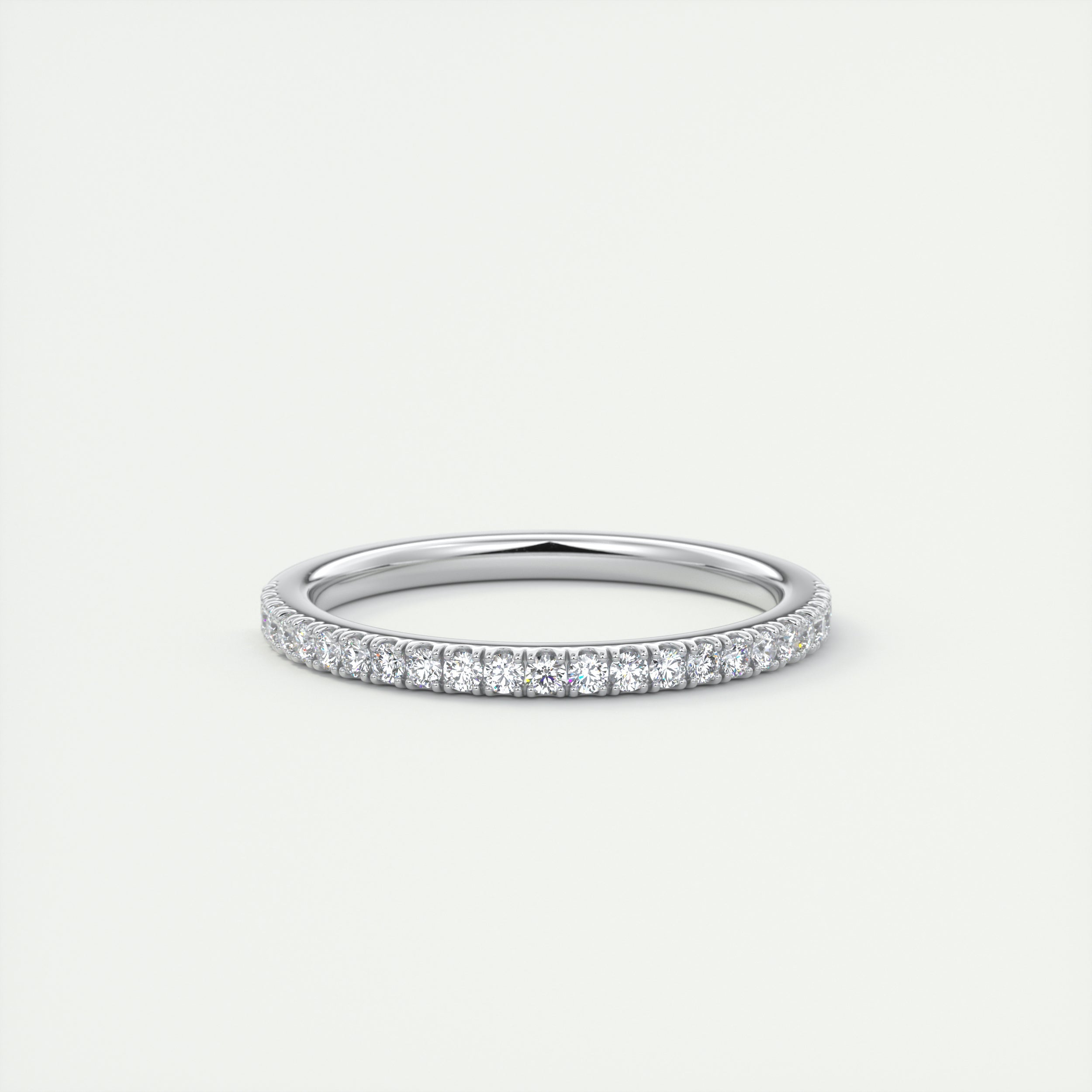 Skinny Half French Eternity Band (0.18 TCW)