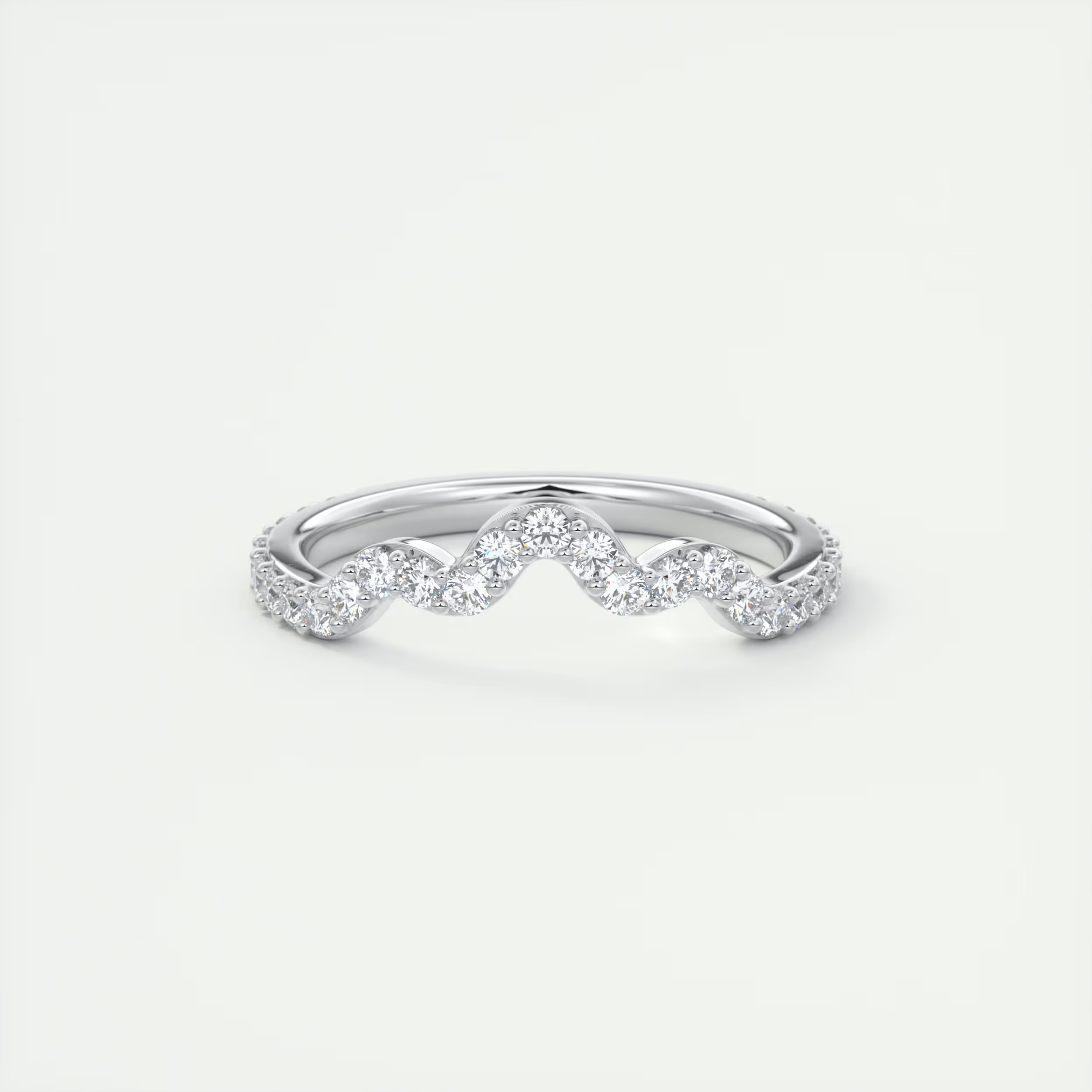 Cloud Squiggly Eternity Band – 1.5mm Rounds (0.60 TCW)
