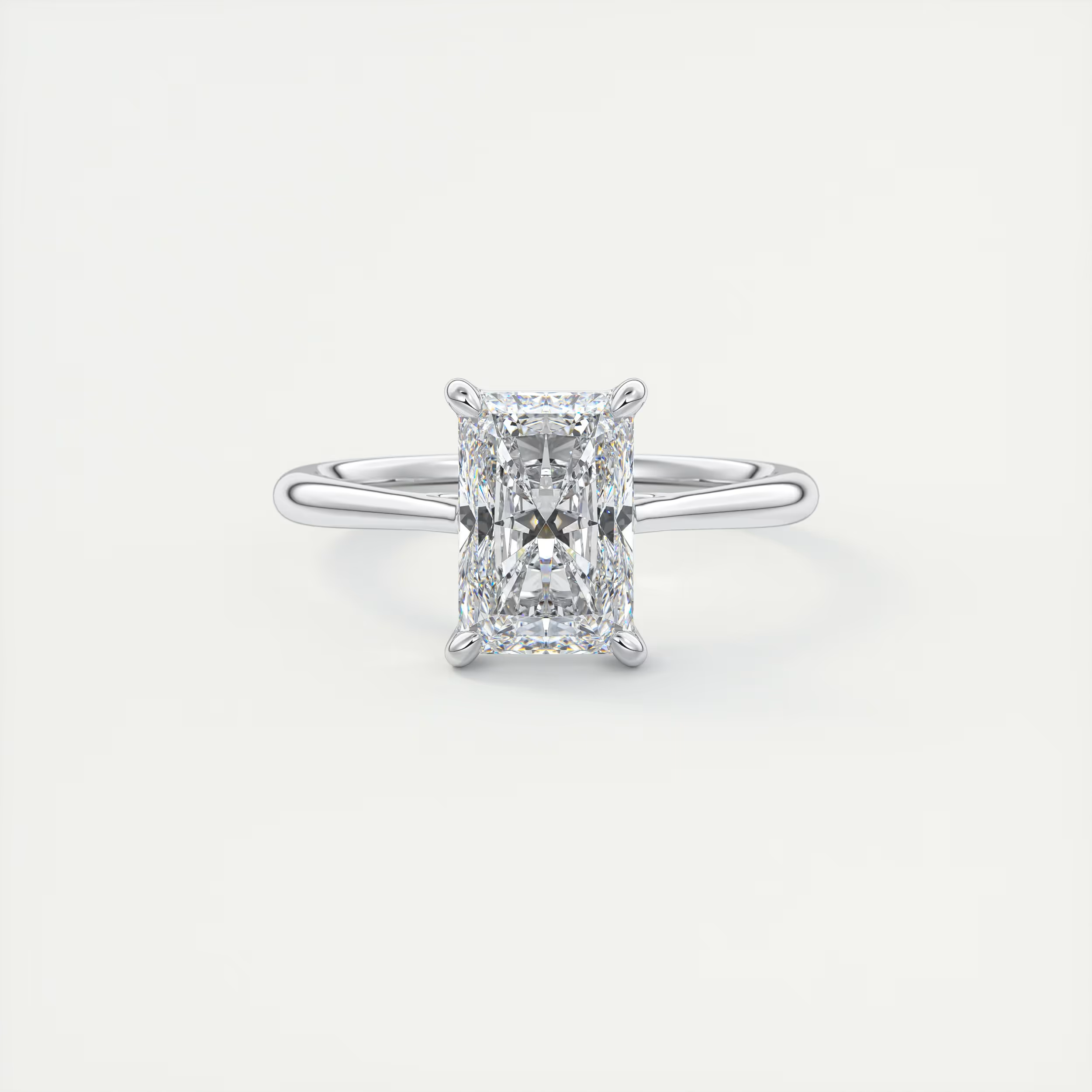 2 ct Emerald Flush Stacking 1.8mm Solitaire