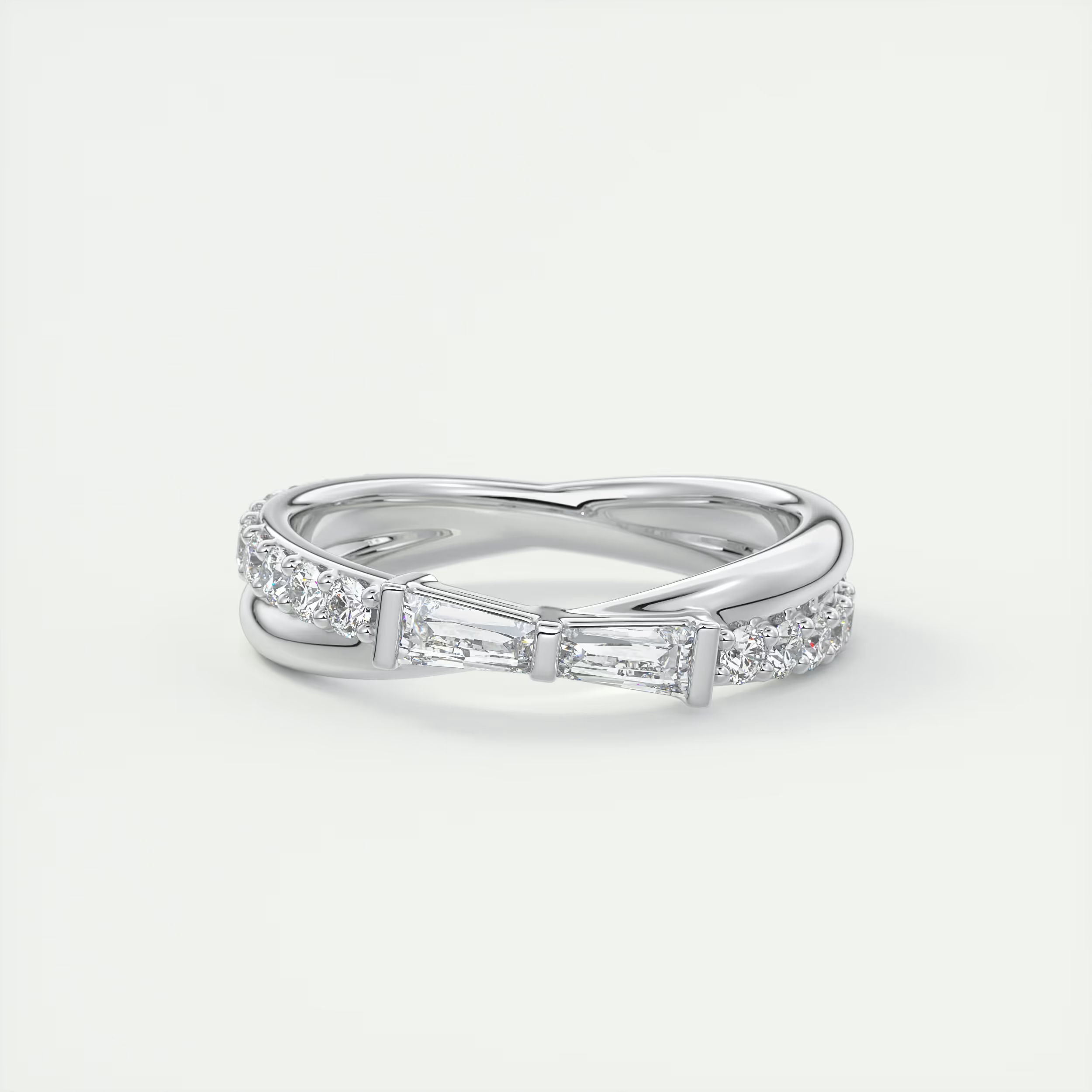 Spritz Crossover Diamond Band (0.50 TCW)