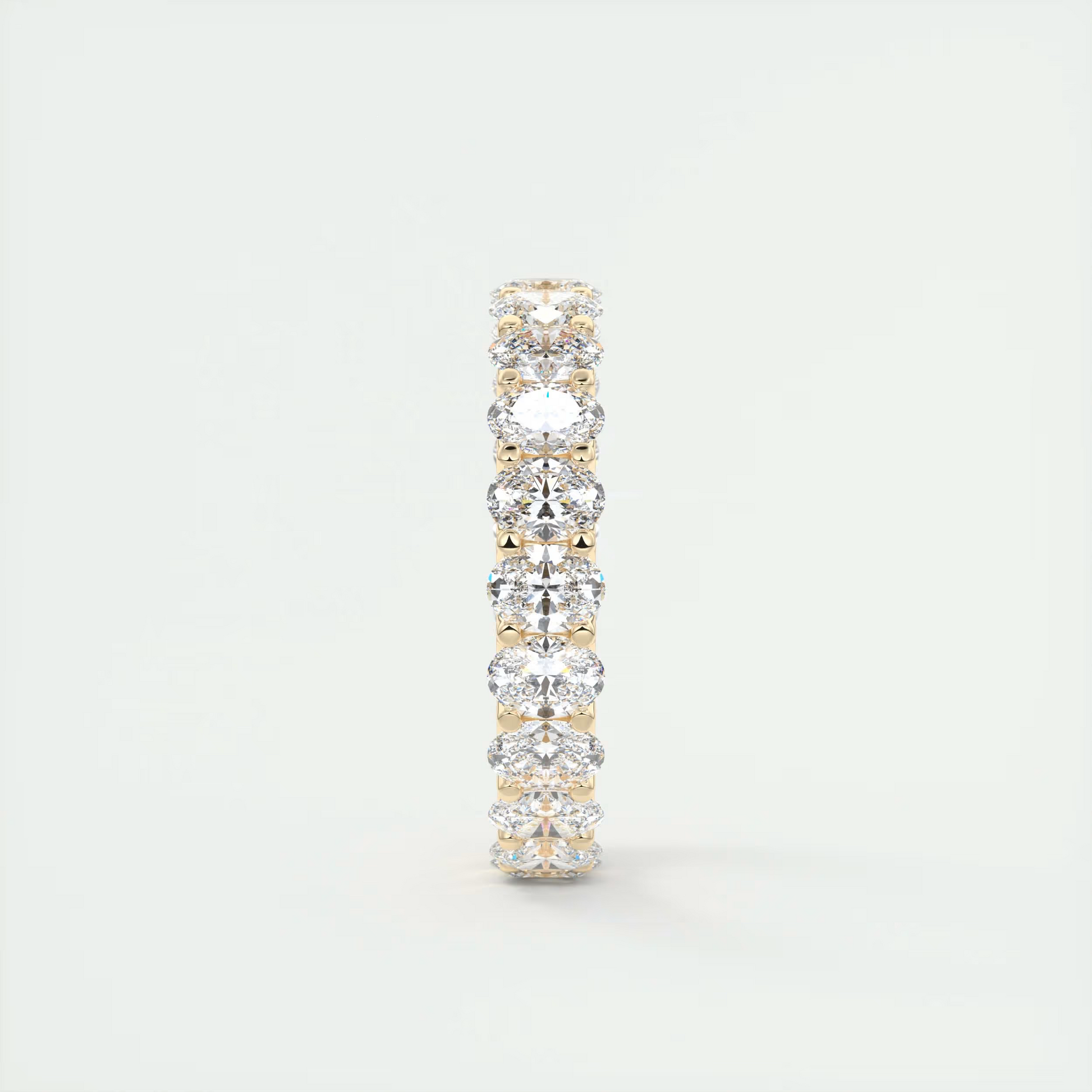 Grace Oval Diamond Eternity Band (3.00 TCW)