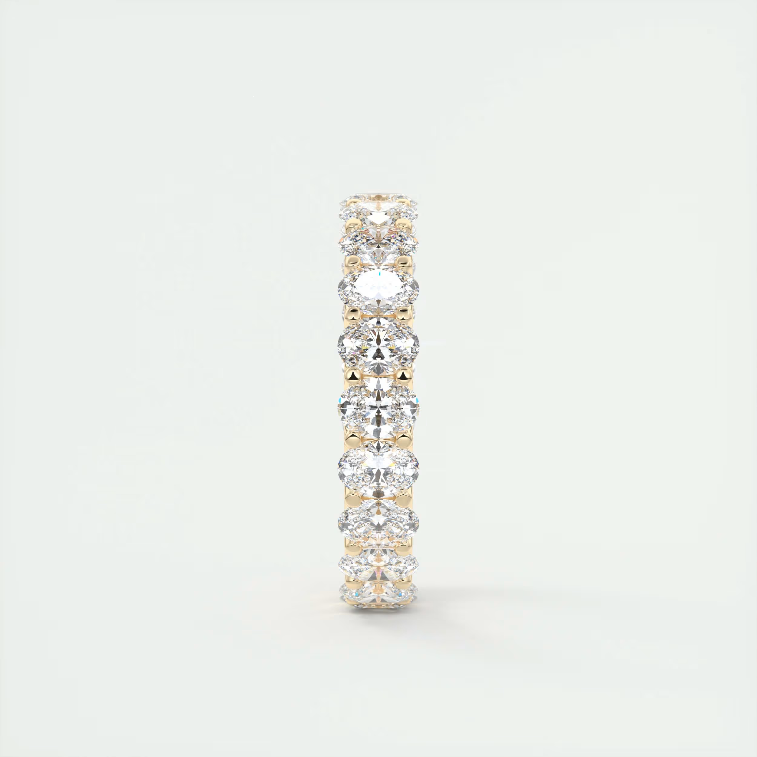 Grace Oval Diamond Eternity Band (3.00 TCW)
