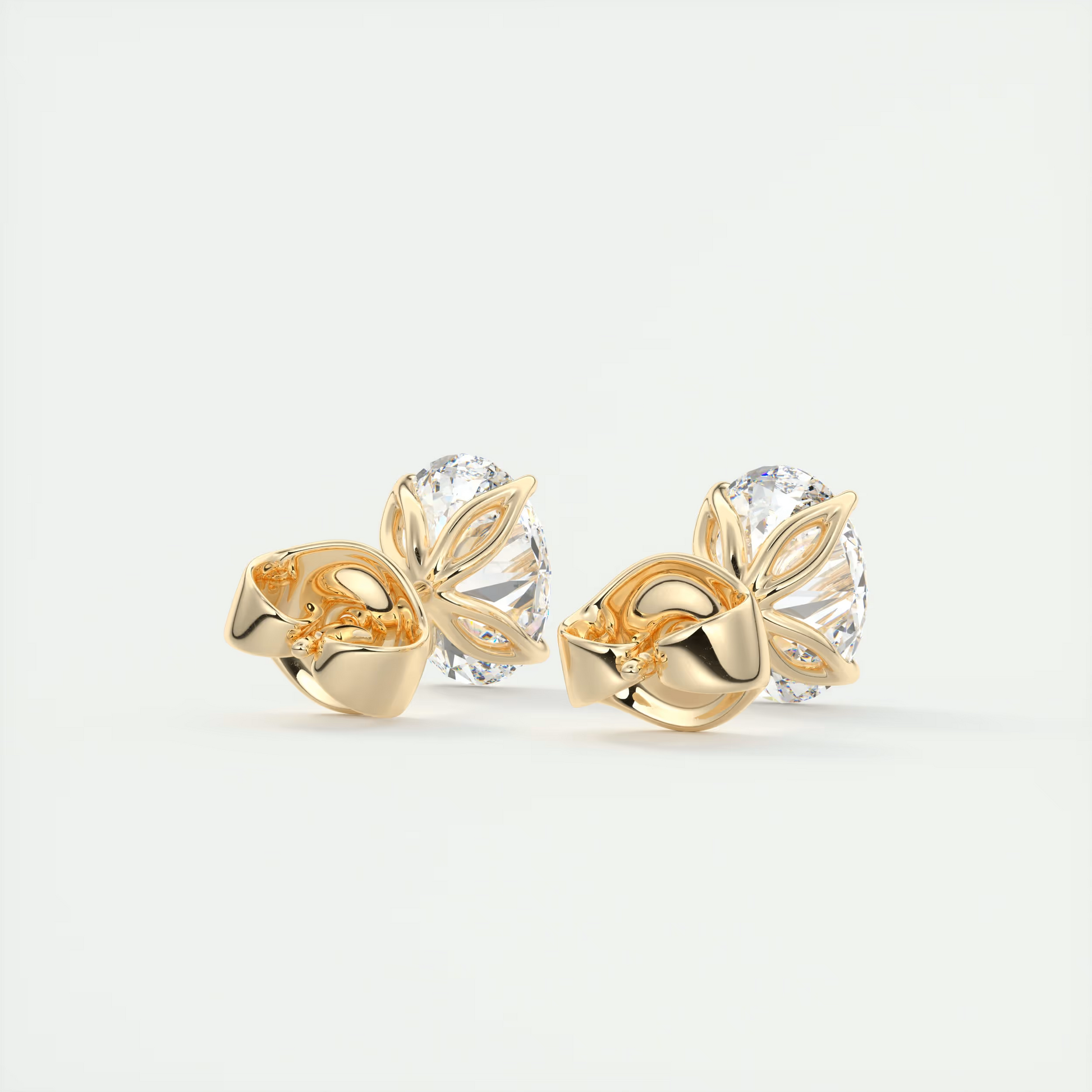 2 ct Oval Diamond Studs