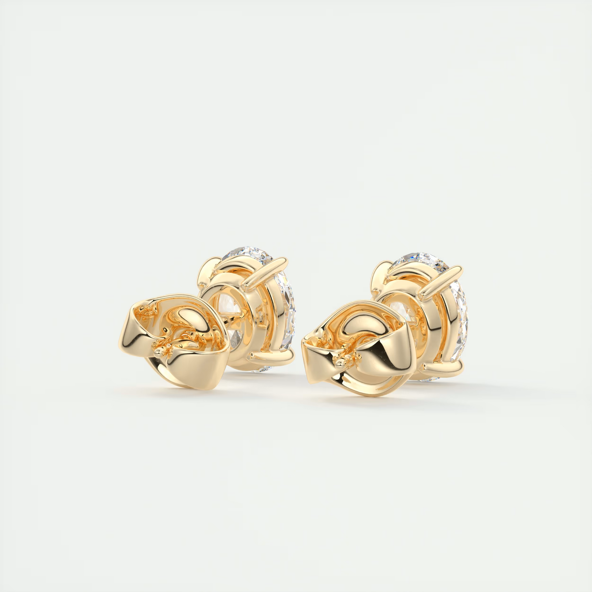 2 ct Oval Diamond Studs