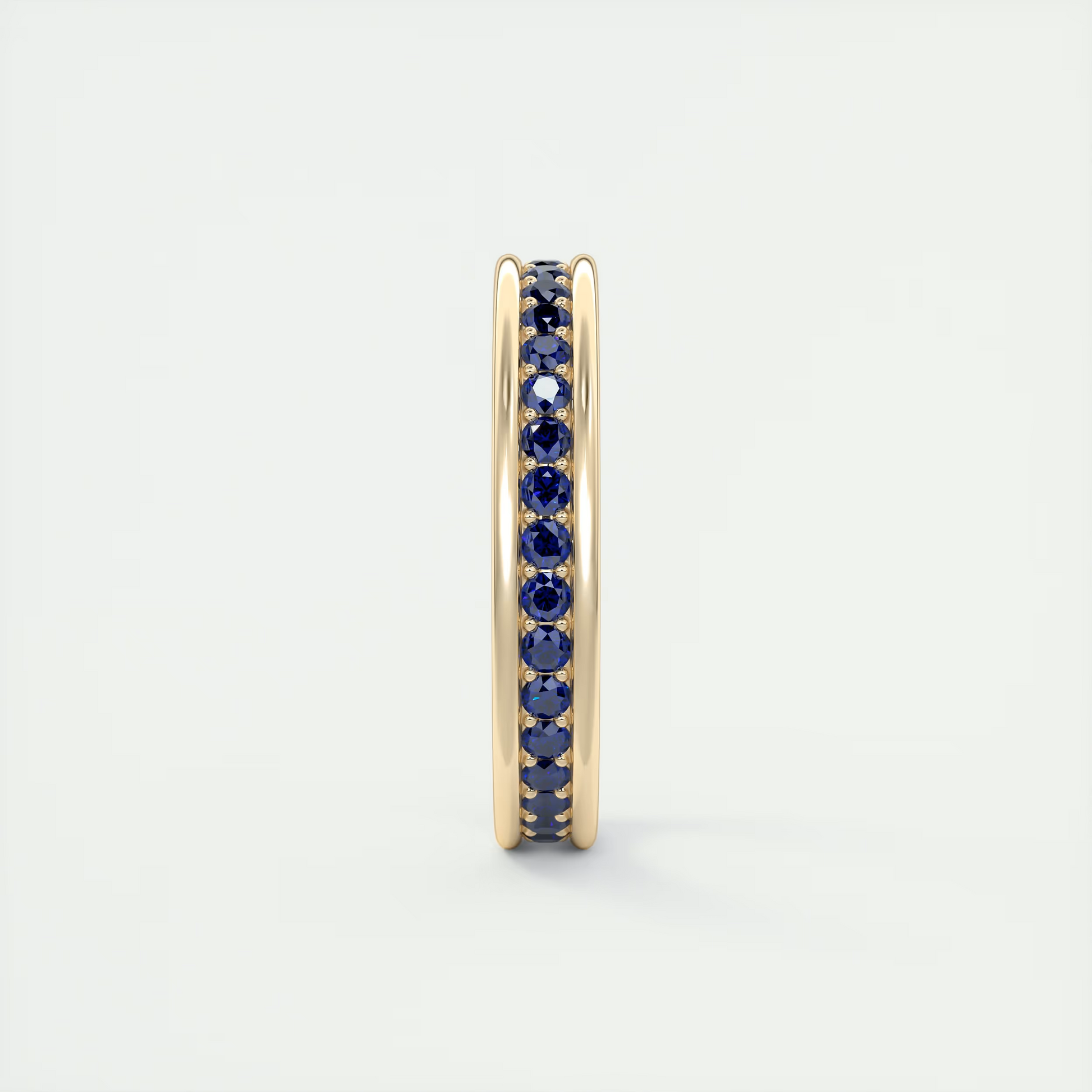 Modern Chunky Blue Eternity Band (0.70 TCW)
