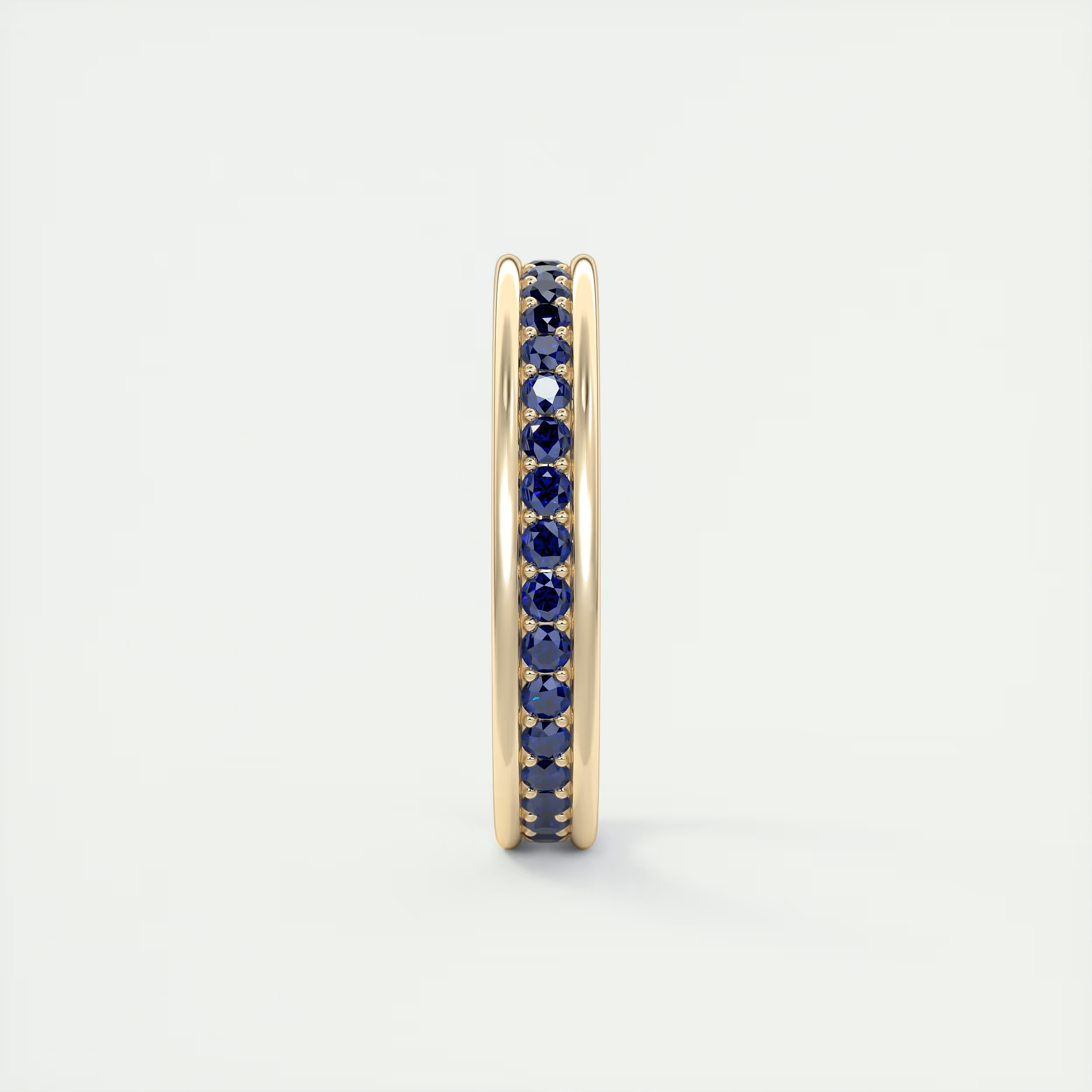 Modern Chunky Blue Eternity Band (0.70 TCW)