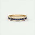 Modern Chunky Blue Eternity Band (0.70 TCW)