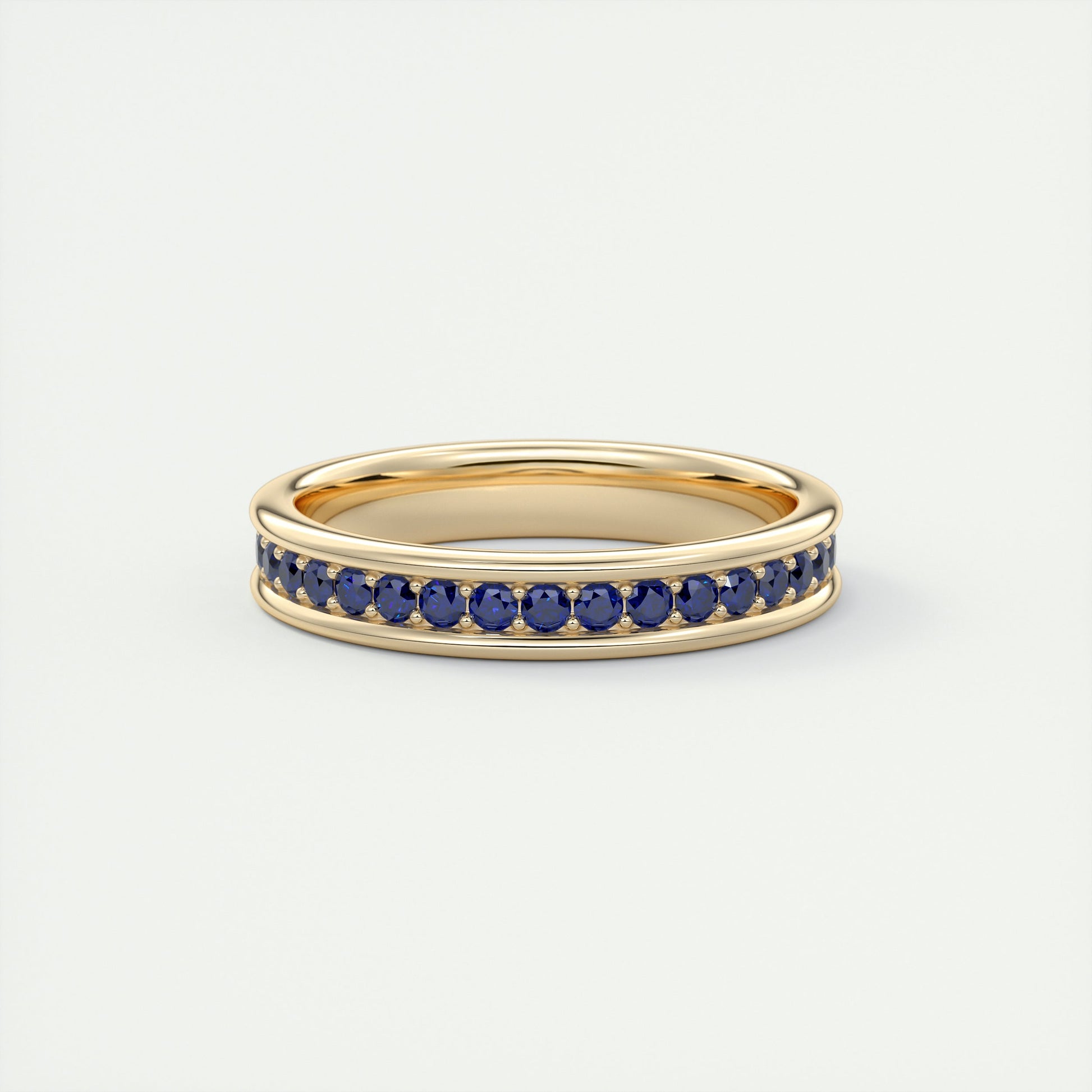 Modern Chunky Blue Eternity Band (0.70 TCW)