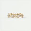 Oval Flutter Diamond Band (0.50 TCW)