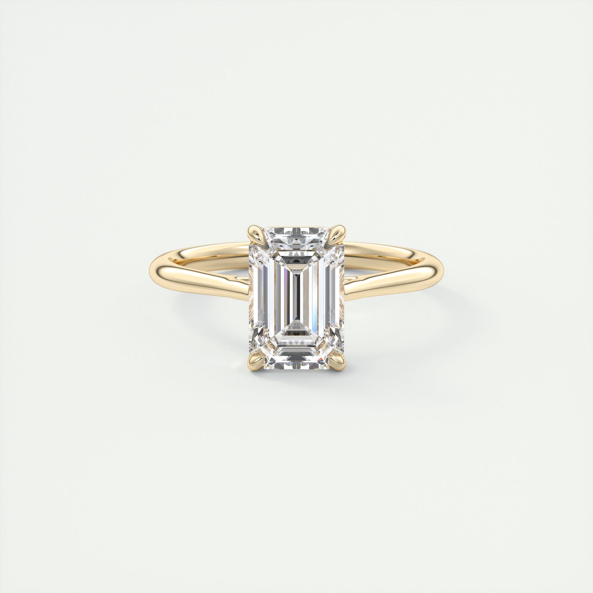 2 ct Emerald Flush Stacking 1.8mm Solitaire