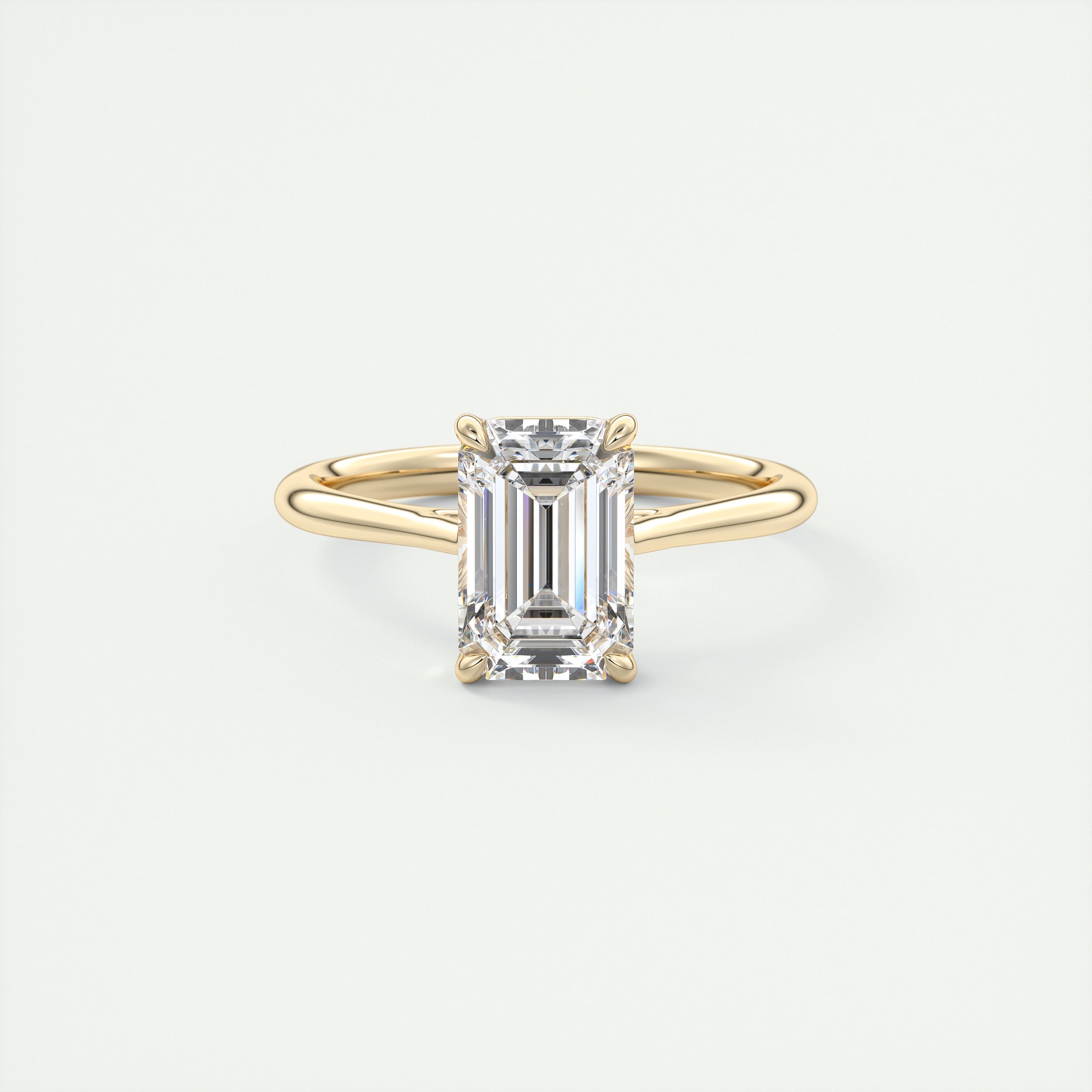 2 ct Emerald Flush Stacking 1.8mm Solitaire