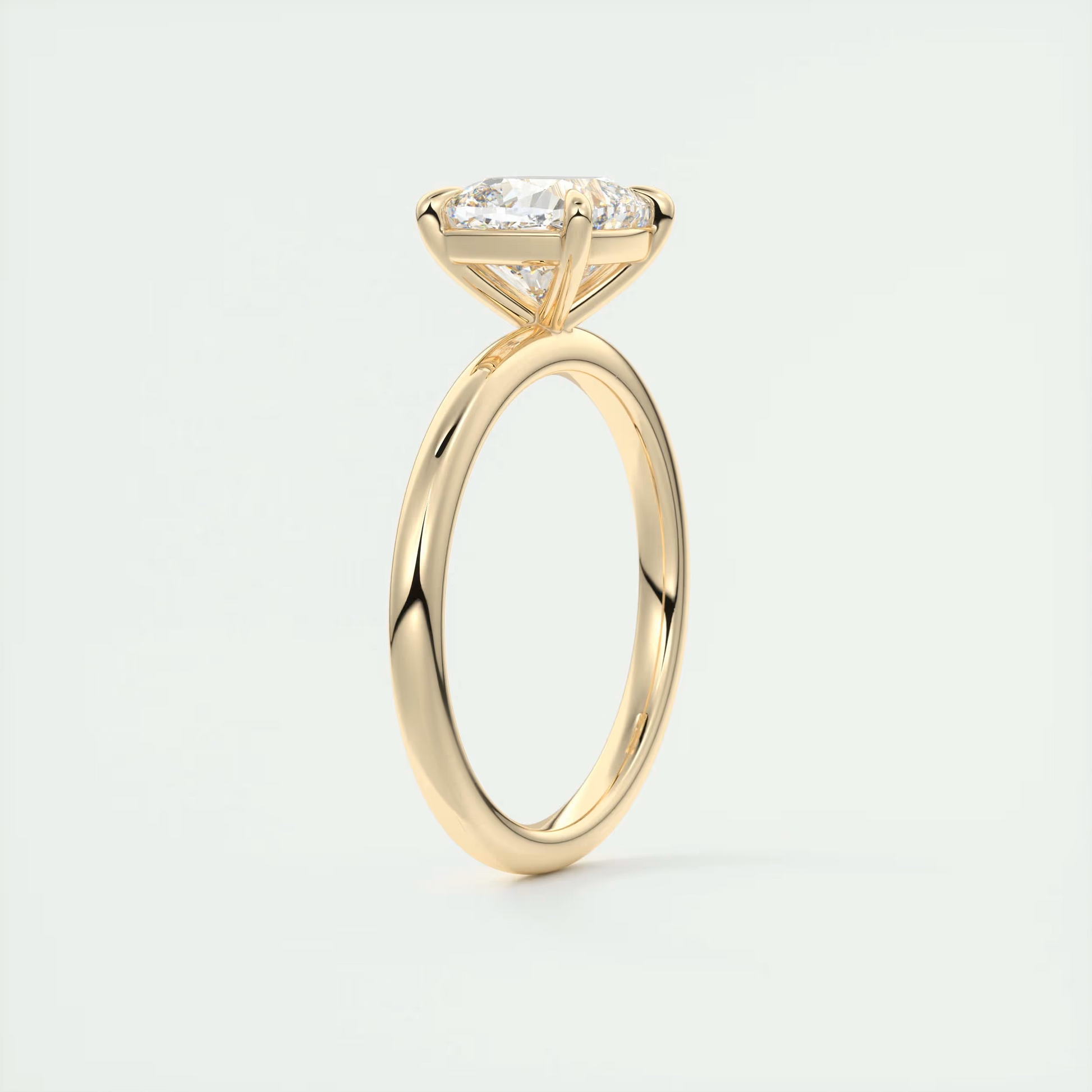 2 Carat Cushion Solitaire