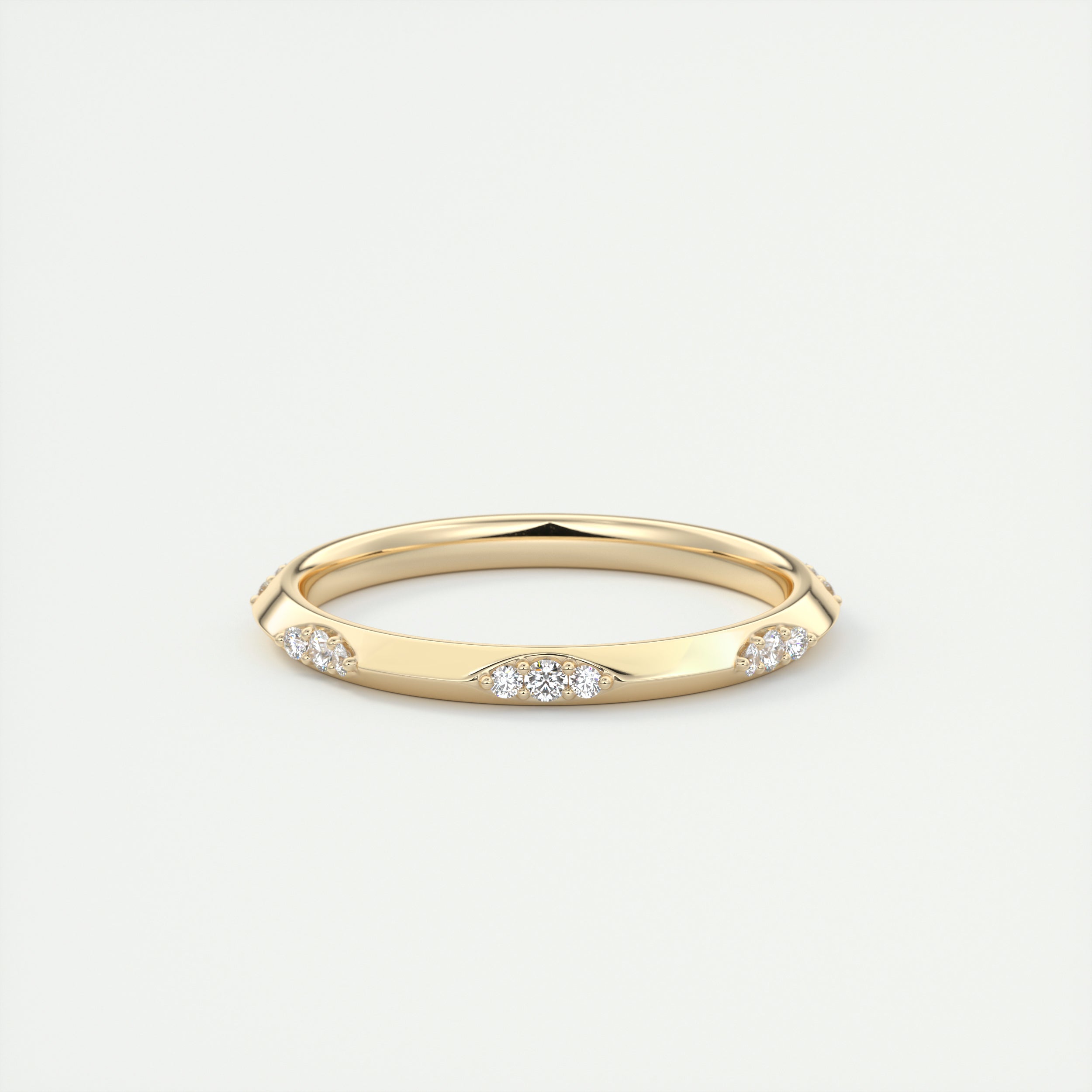 Pavé Lace Wedding Band (0.10 TCW)