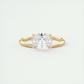 2 Carat Low Profile Cushion Solitaire