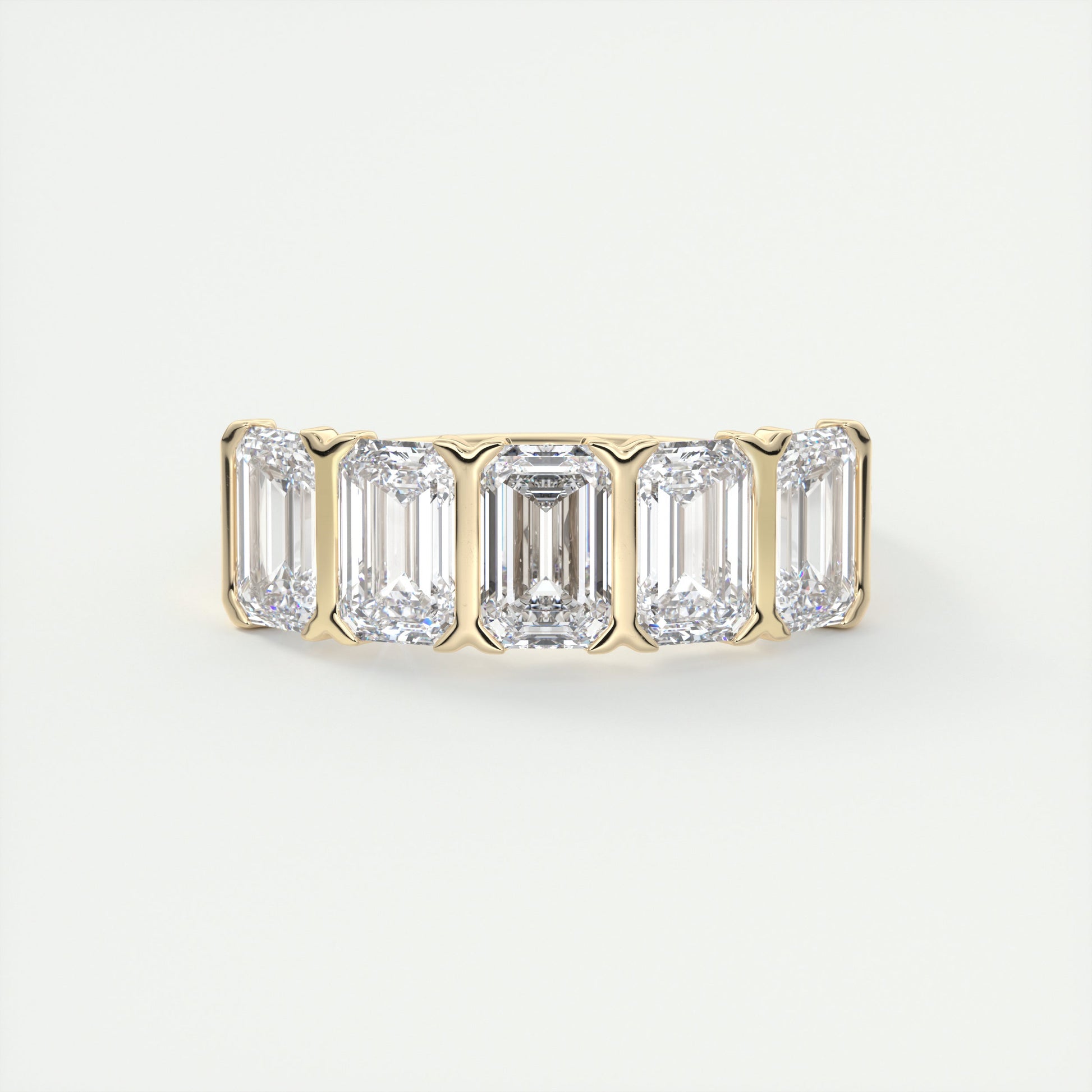 Emerald Five Stone Ring (2.50 TCW)