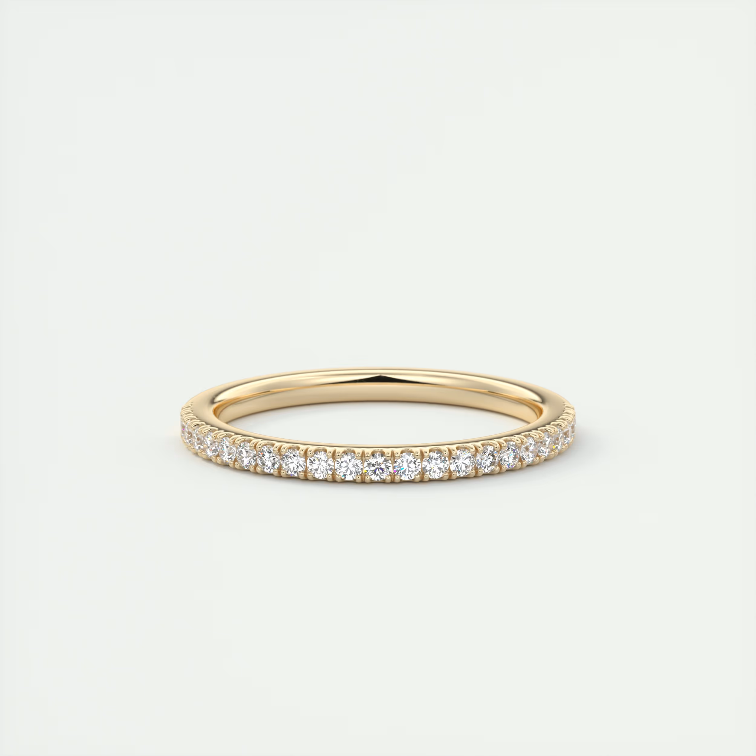 Skinny Half French Eternity Band (0.18 TCW)