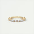 Classic French Half Eternity Band – 1.5mm Rounds (0.35 TCW)